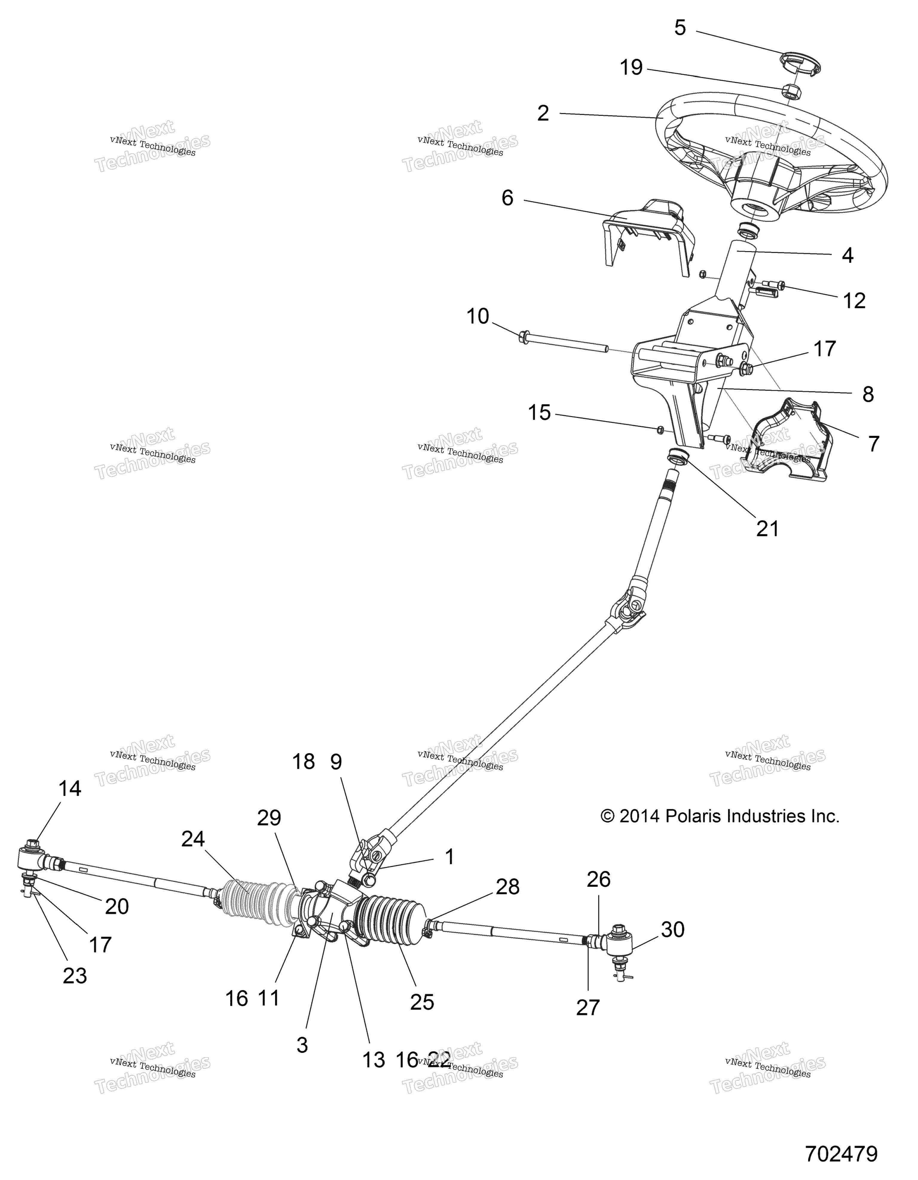 Steering, рулевое управление Asm. R15rmaegj / Gc / Ej