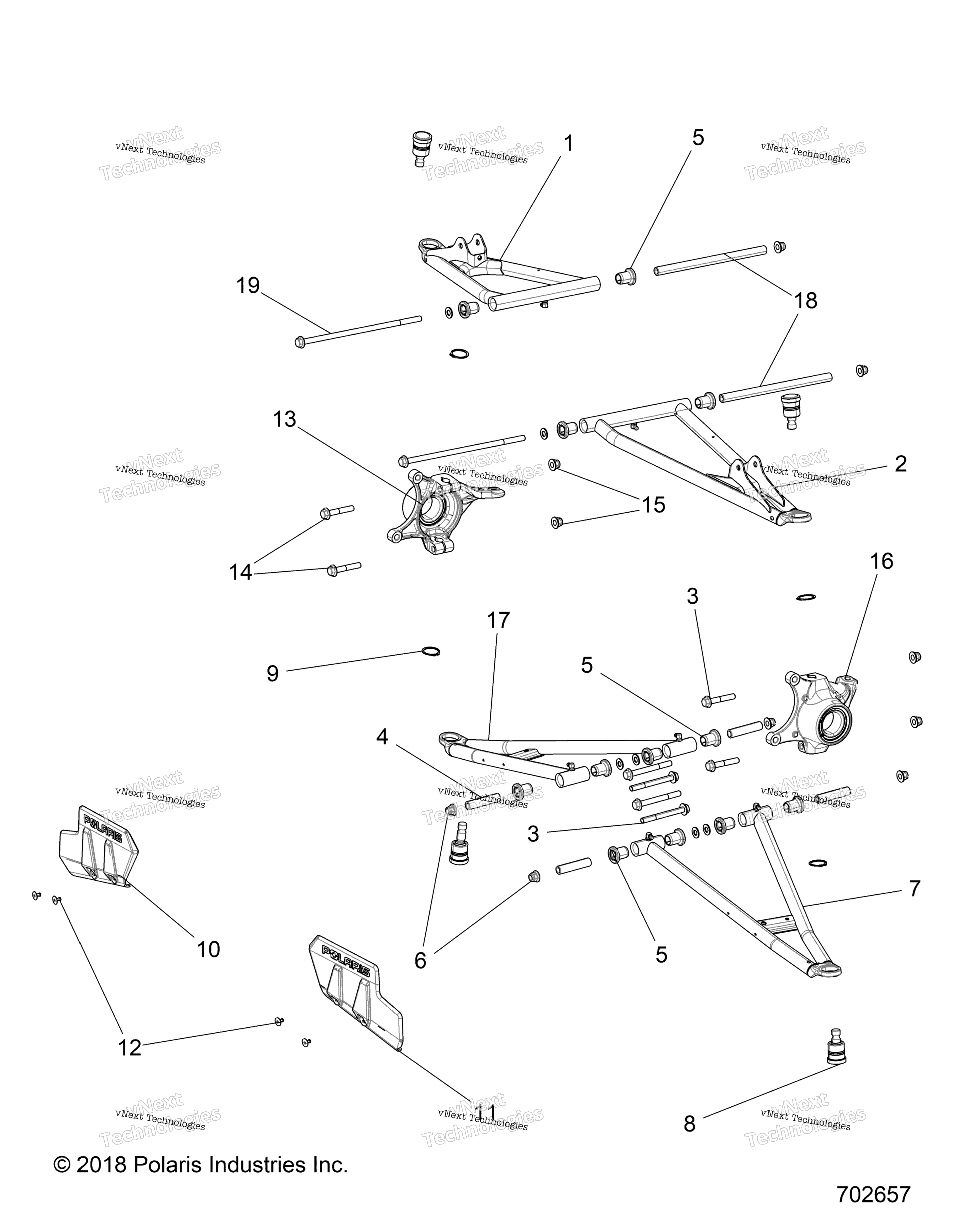 Подвеска, передняя Control Arms