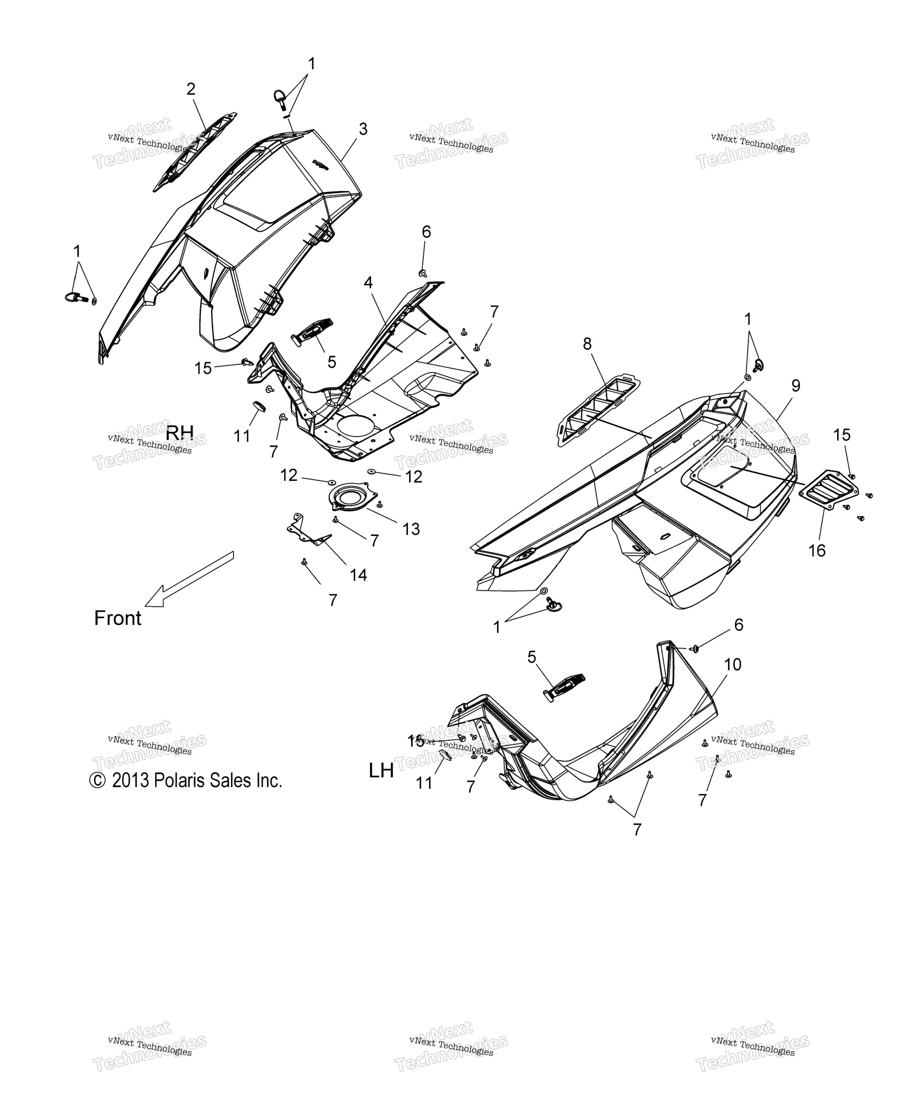 Body, Fenders & Side Panels S15crbsa / Bsl