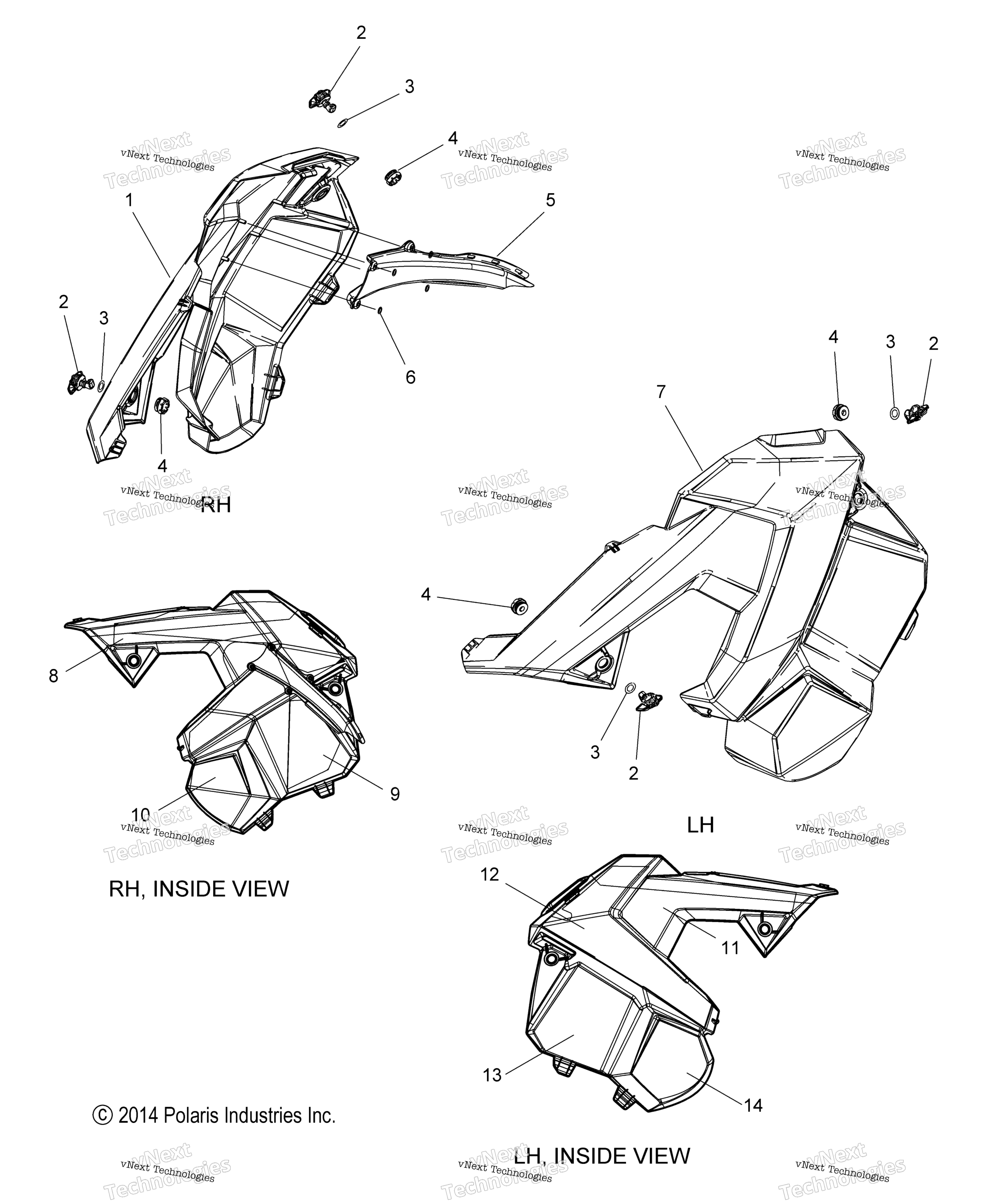 Body, Side Panels All опции