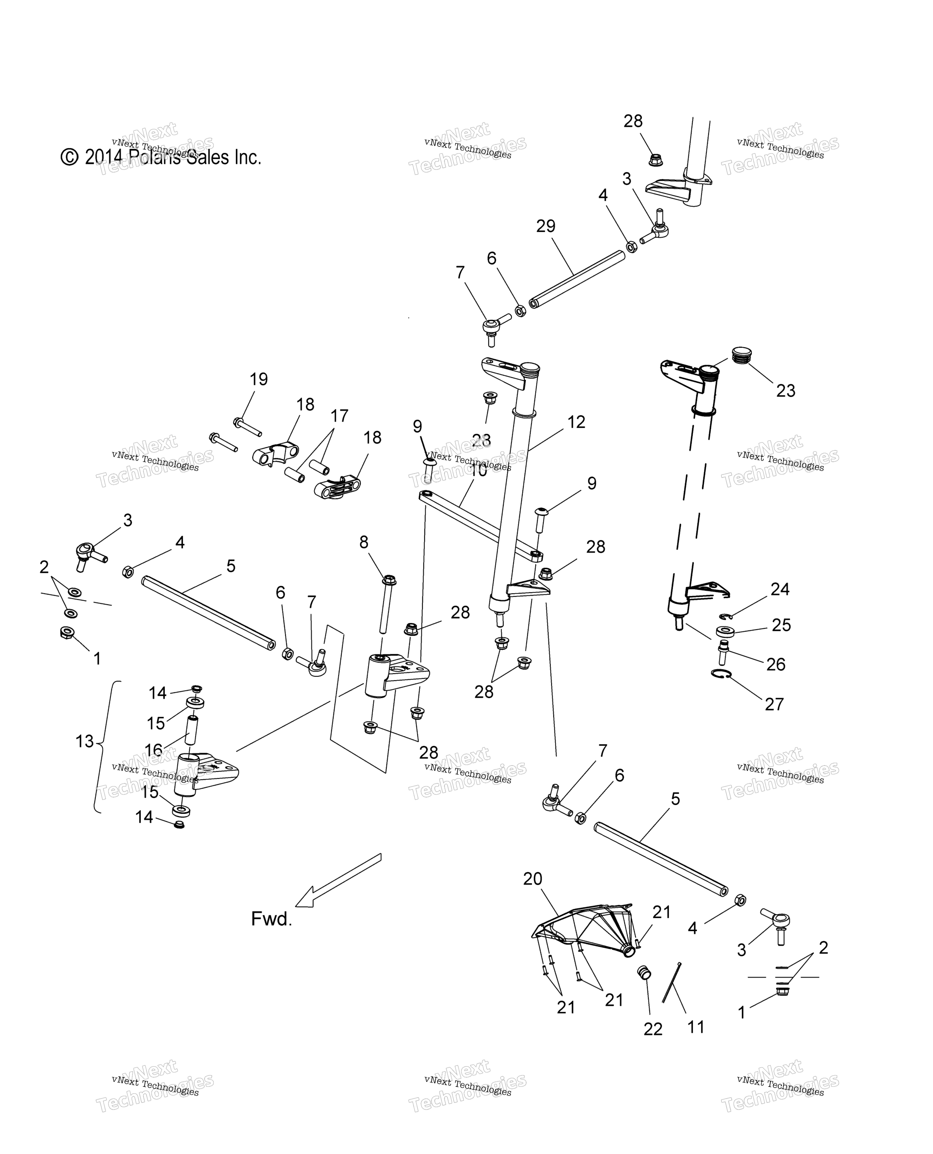 Steering, Lower S15cg8 / Cd8 / Cm8 All Options