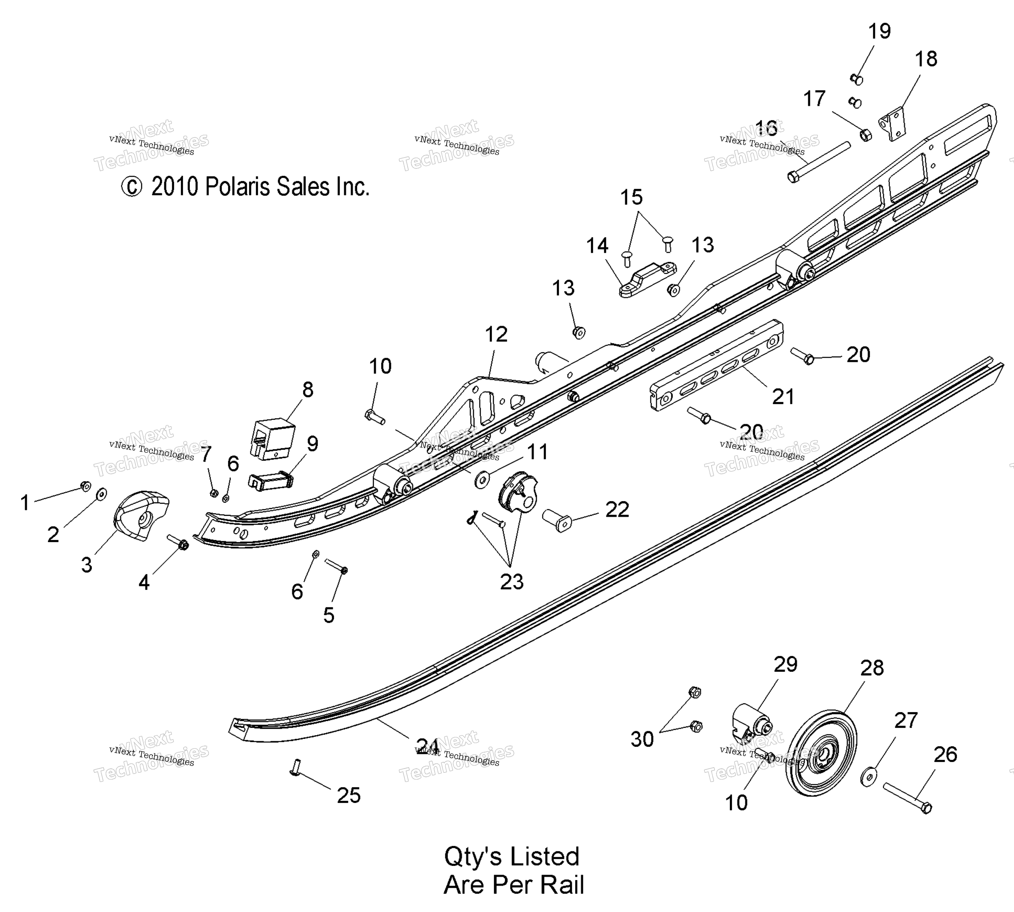 Suspension, Rail крепление All Options