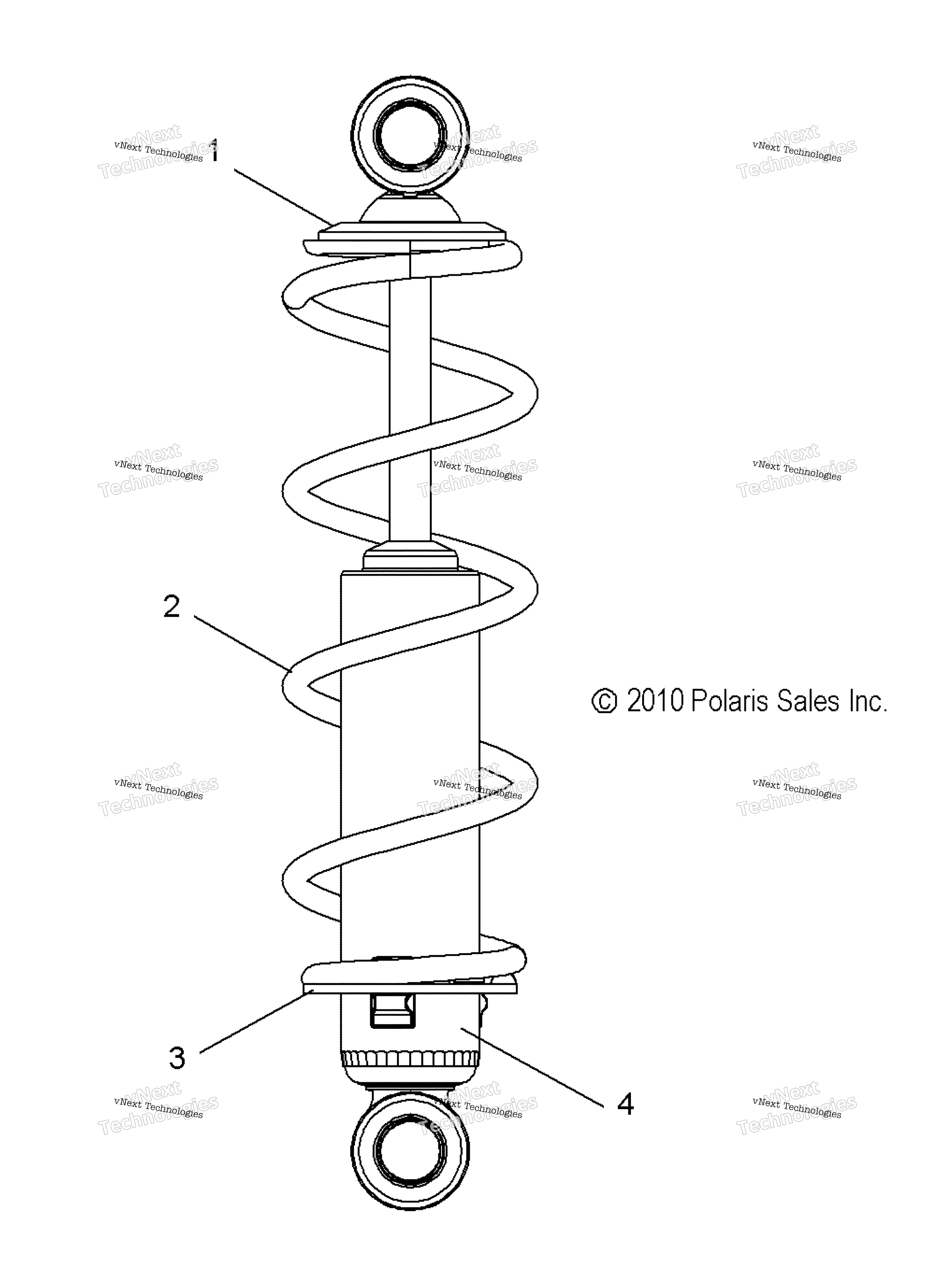 Suspension, Shock, передний Track S15cm8 All Options
