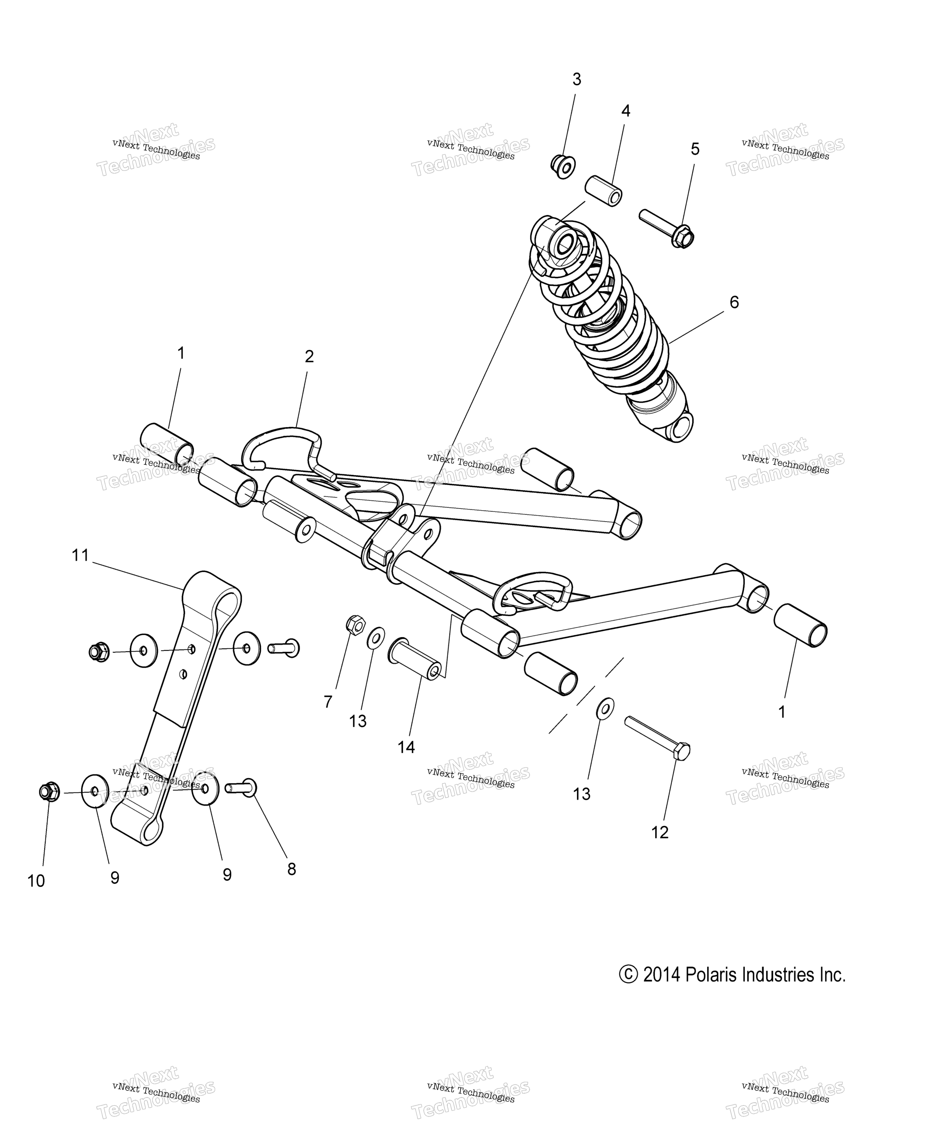 Suspension, Torque Arm, передний S15df8 All Options