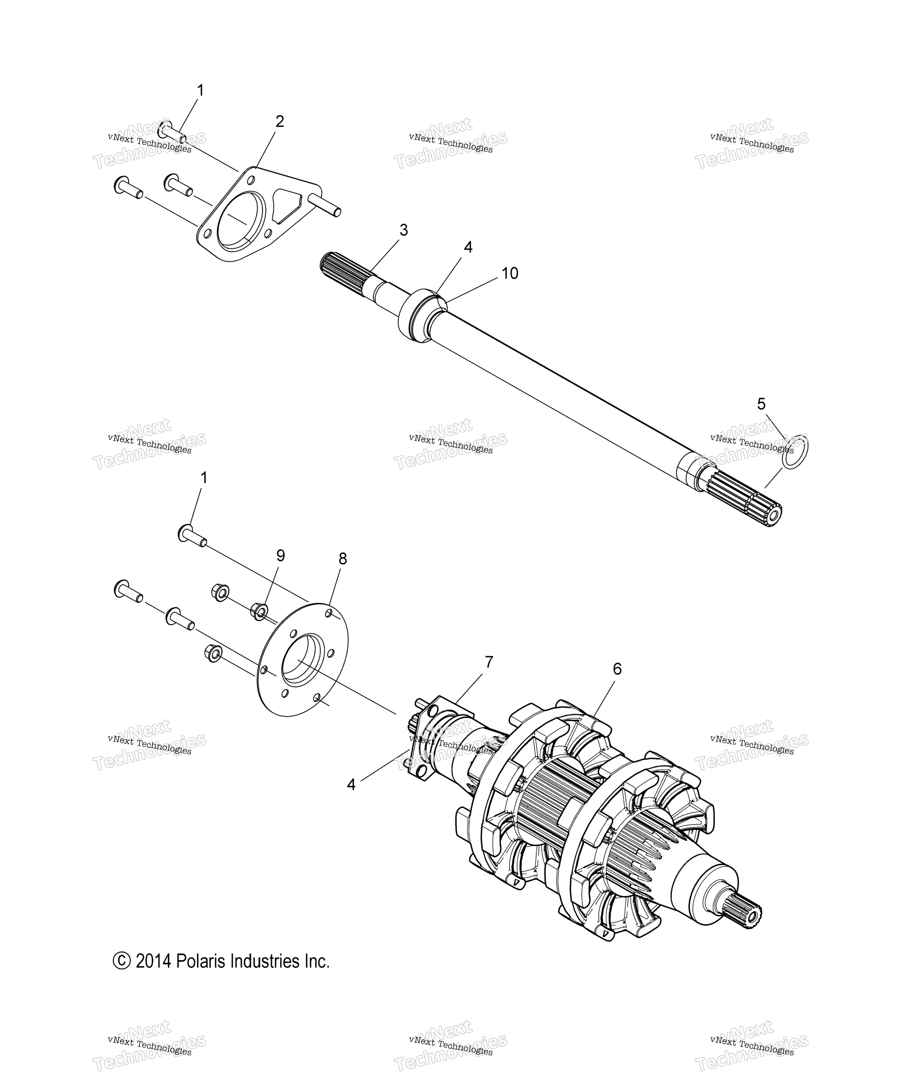 Привод Train, Jackshaft & Driveshaft All Options