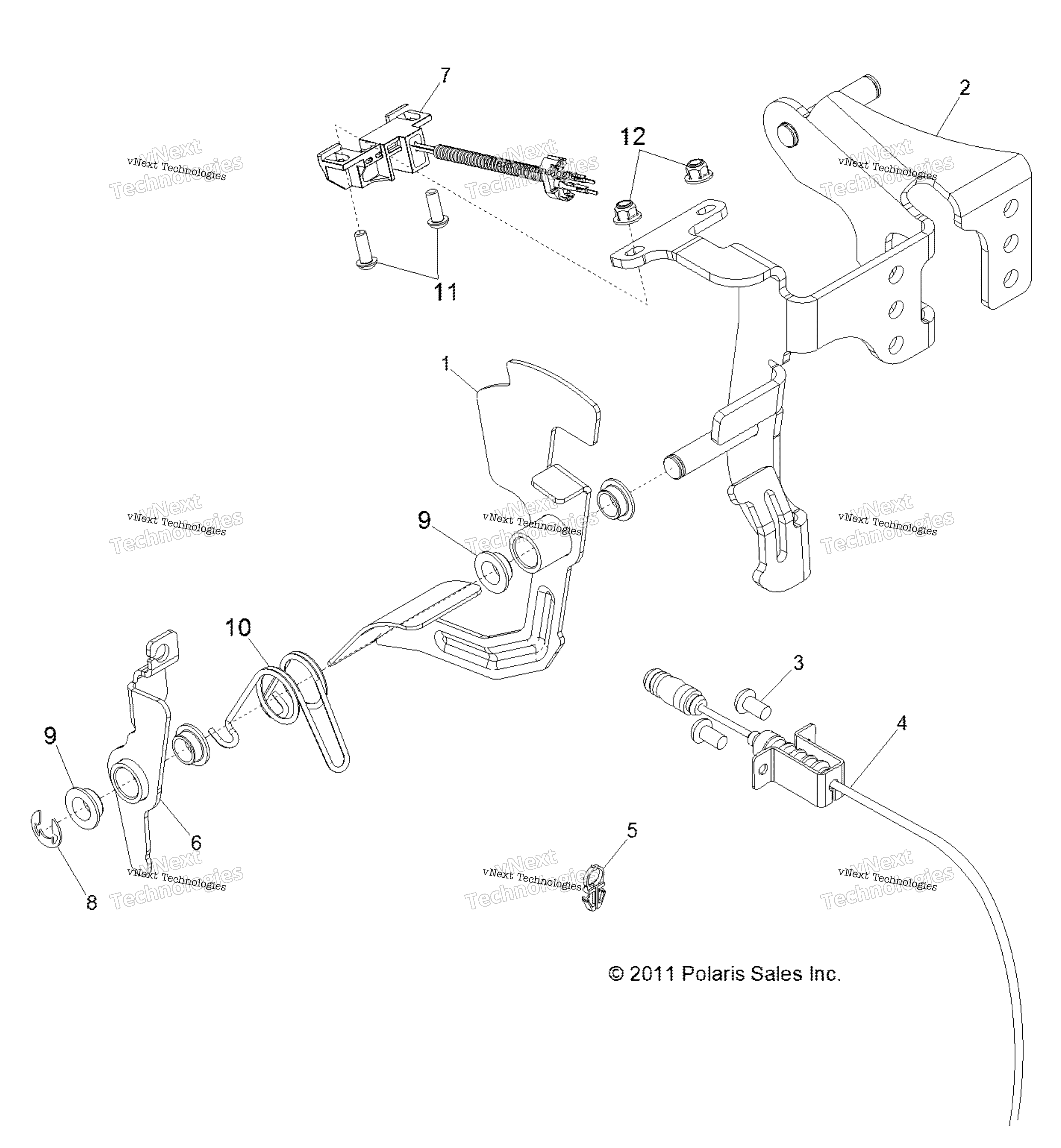 Engine, Throttle Pedal Z14ve76ad / 7Eal / 7Eaw / Eaj / Eau