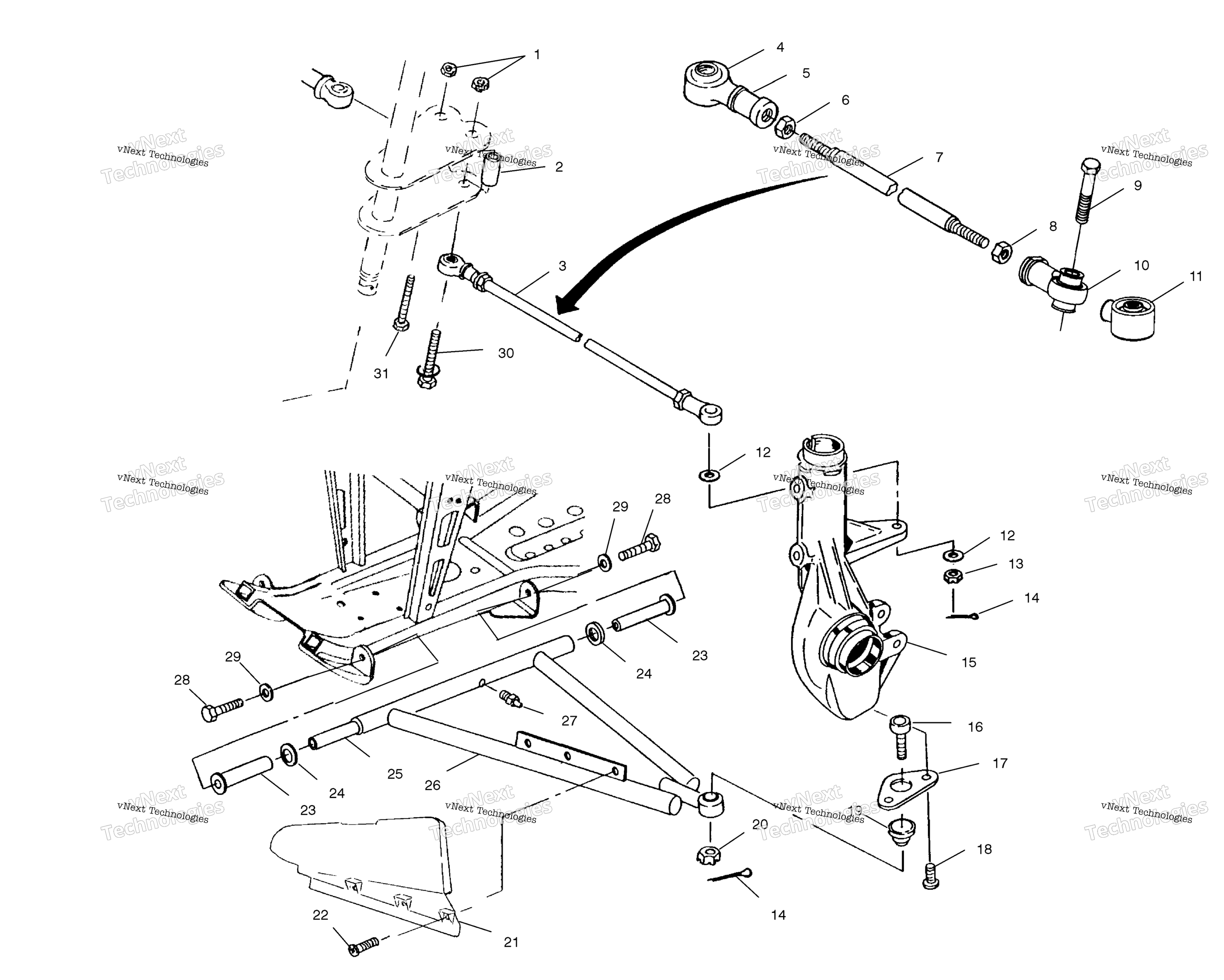 Рычаг/стойка Mounting