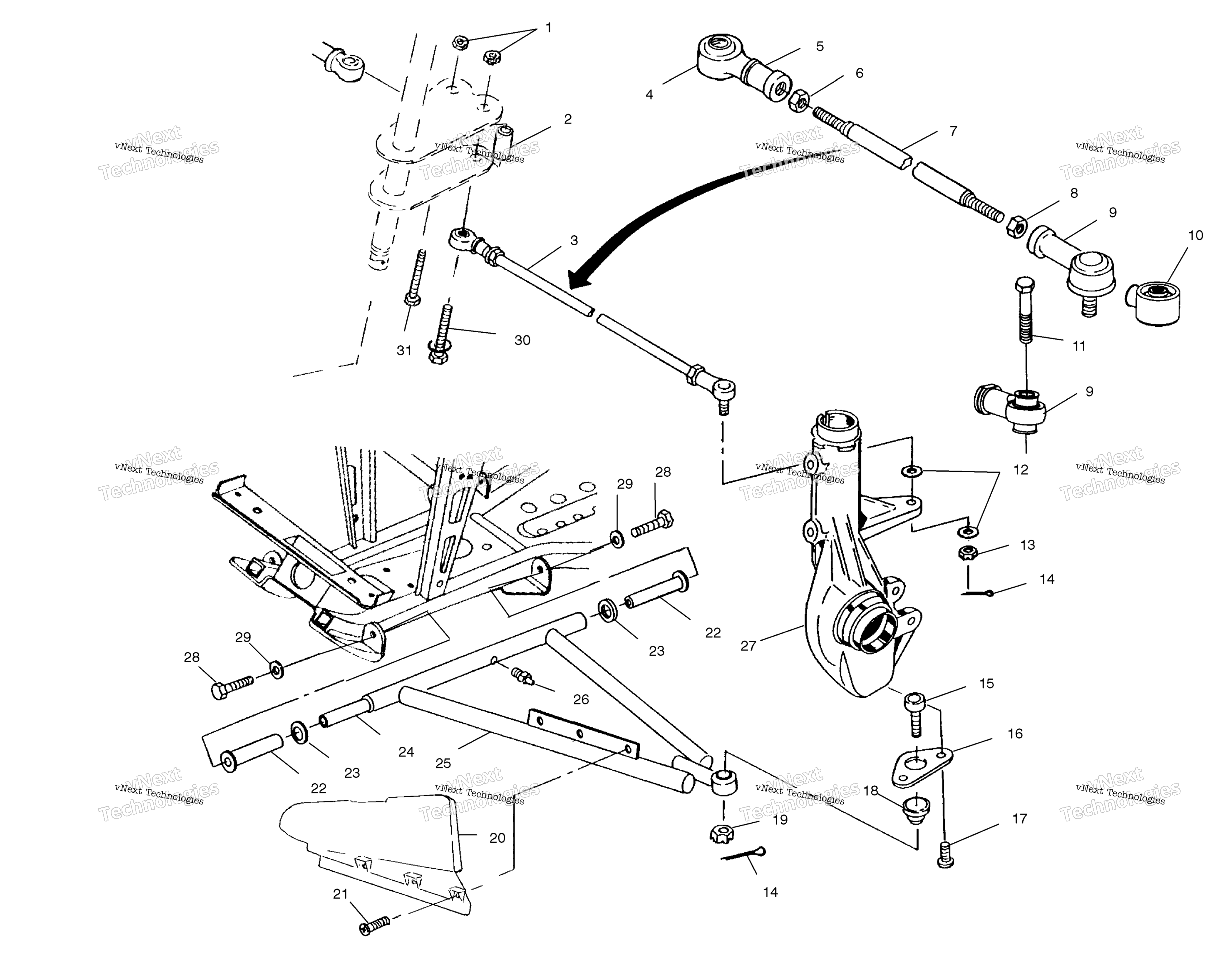 Рычаг/стойка Mounting