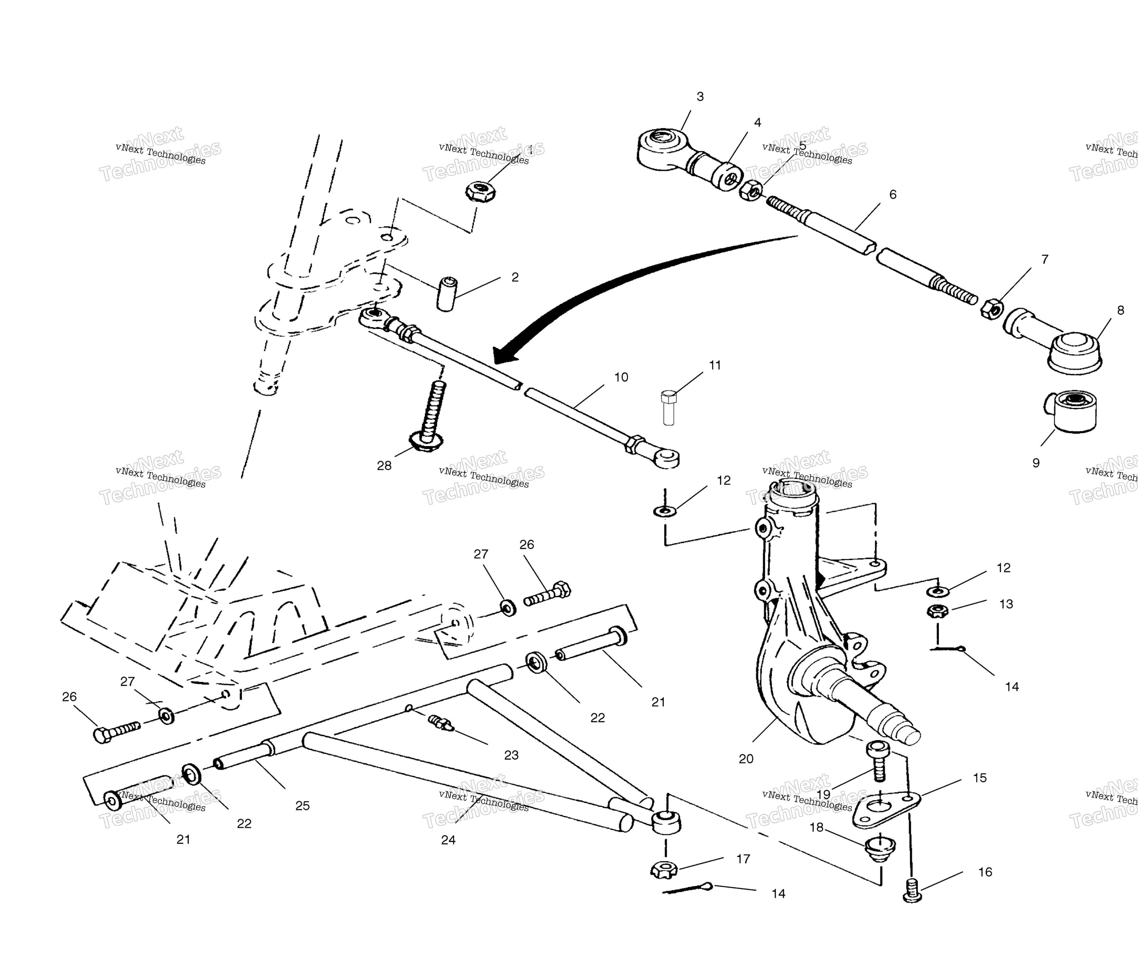 Рычаг/стойка Mounting