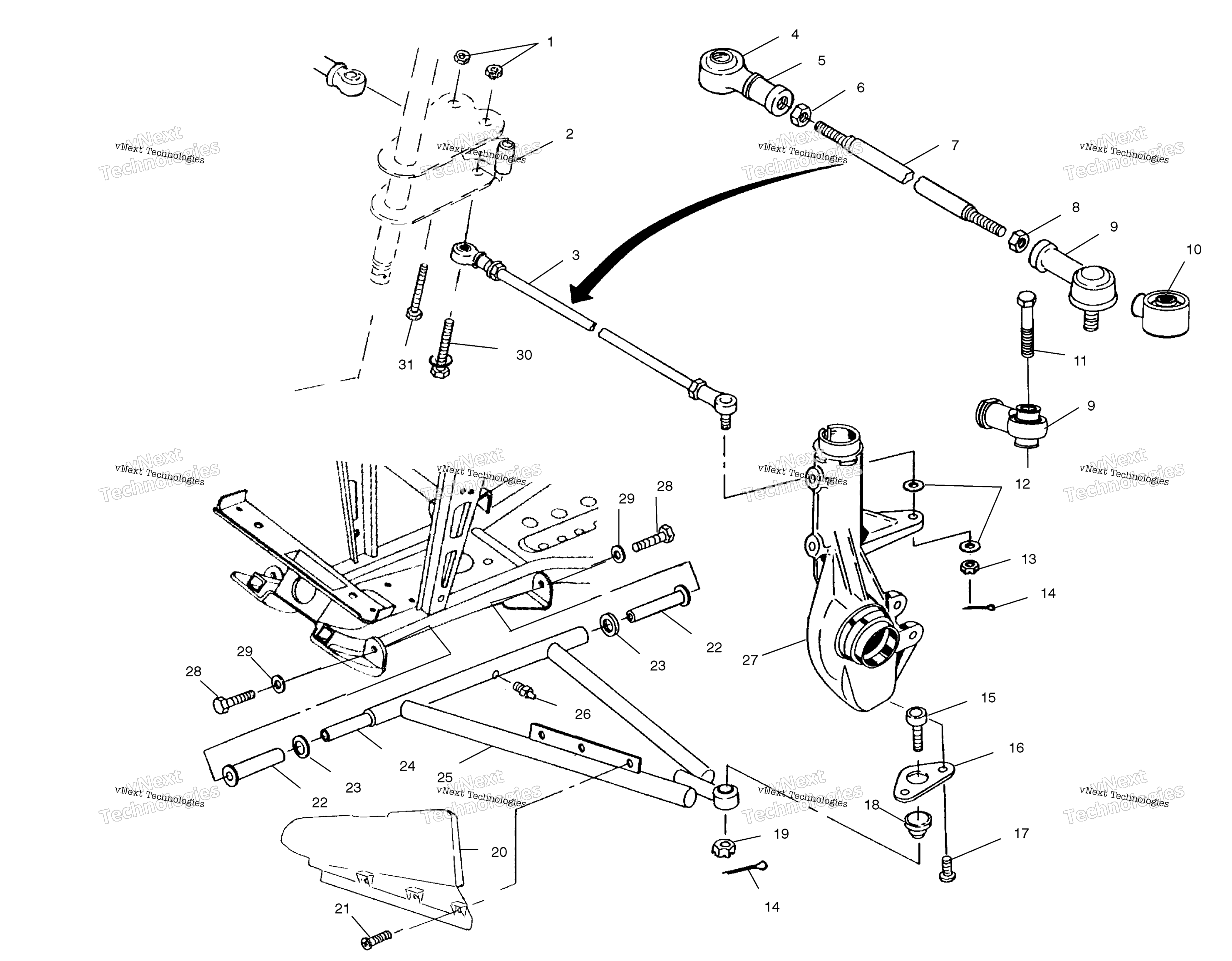 Рычаг/стойка Mounting