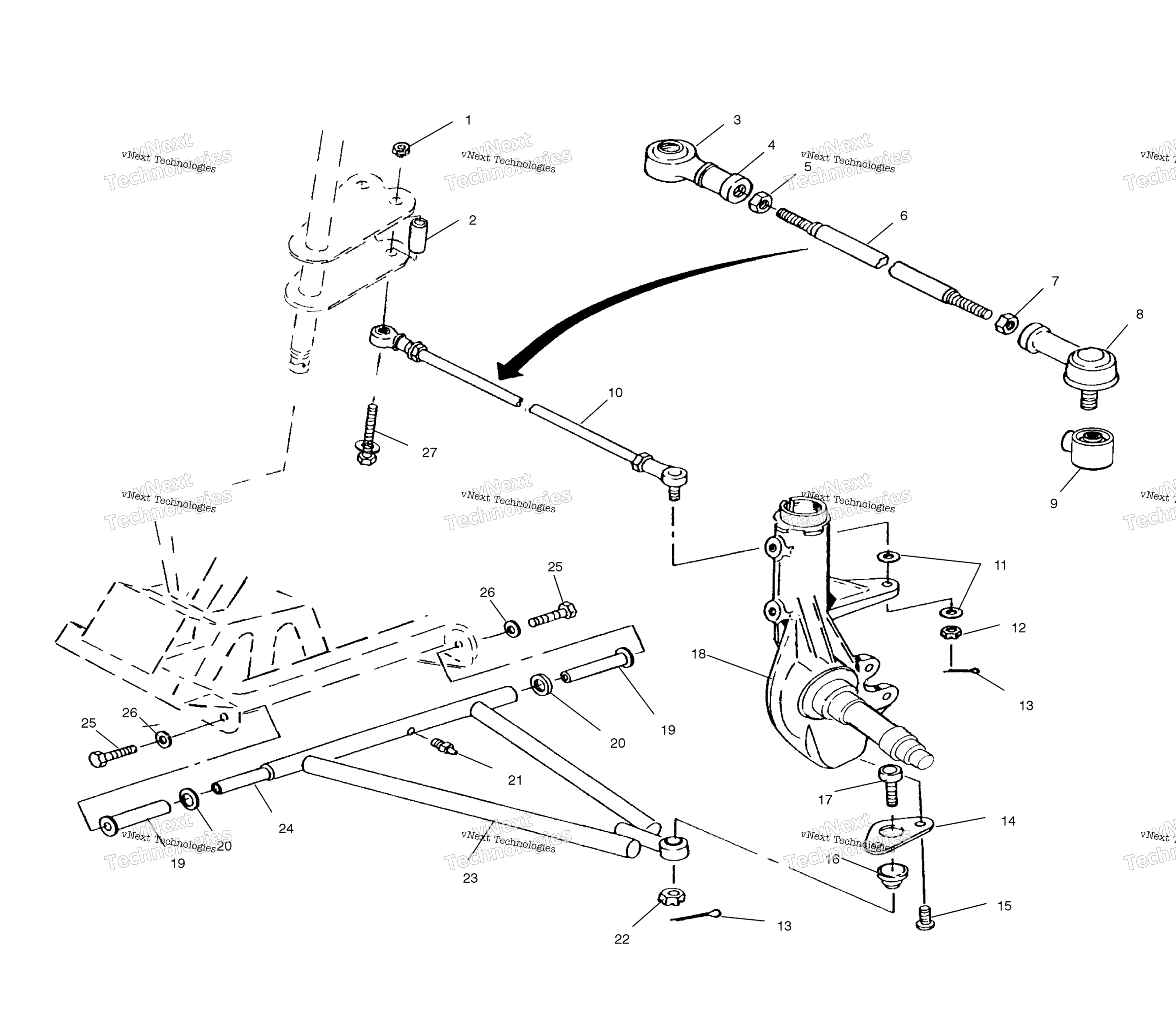 Рычаг/стойка Mounting