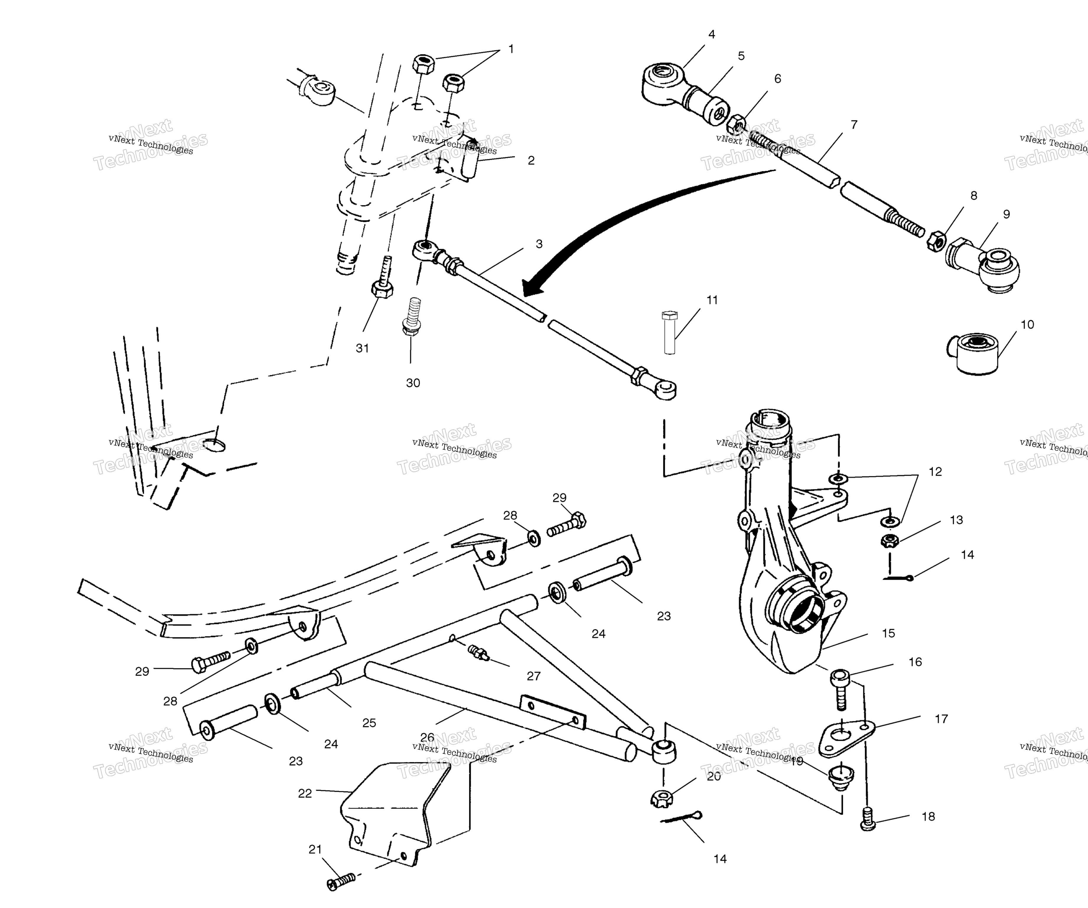 Рычаг/стойка Mounting