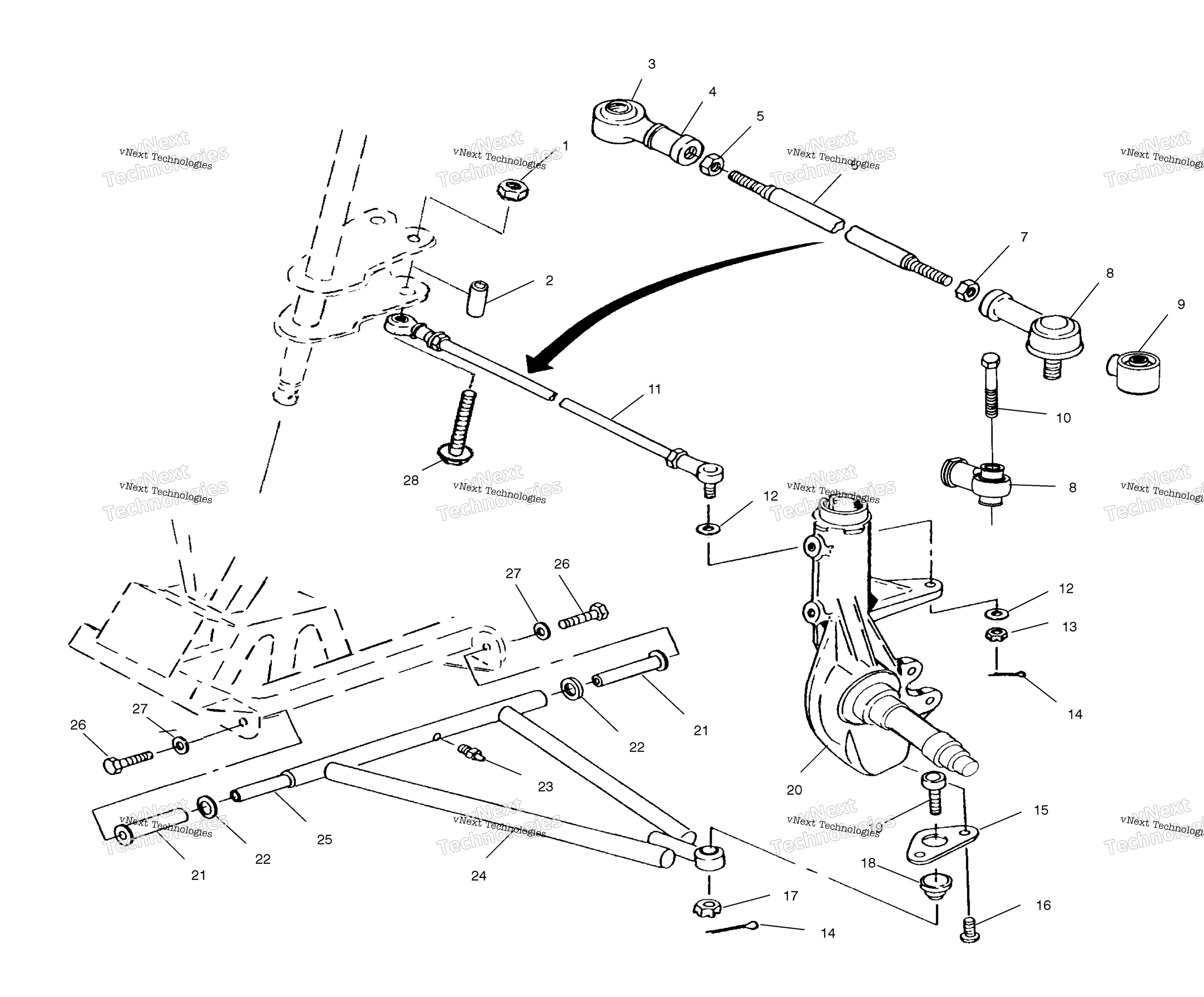 Рычаг/стойка Mounting