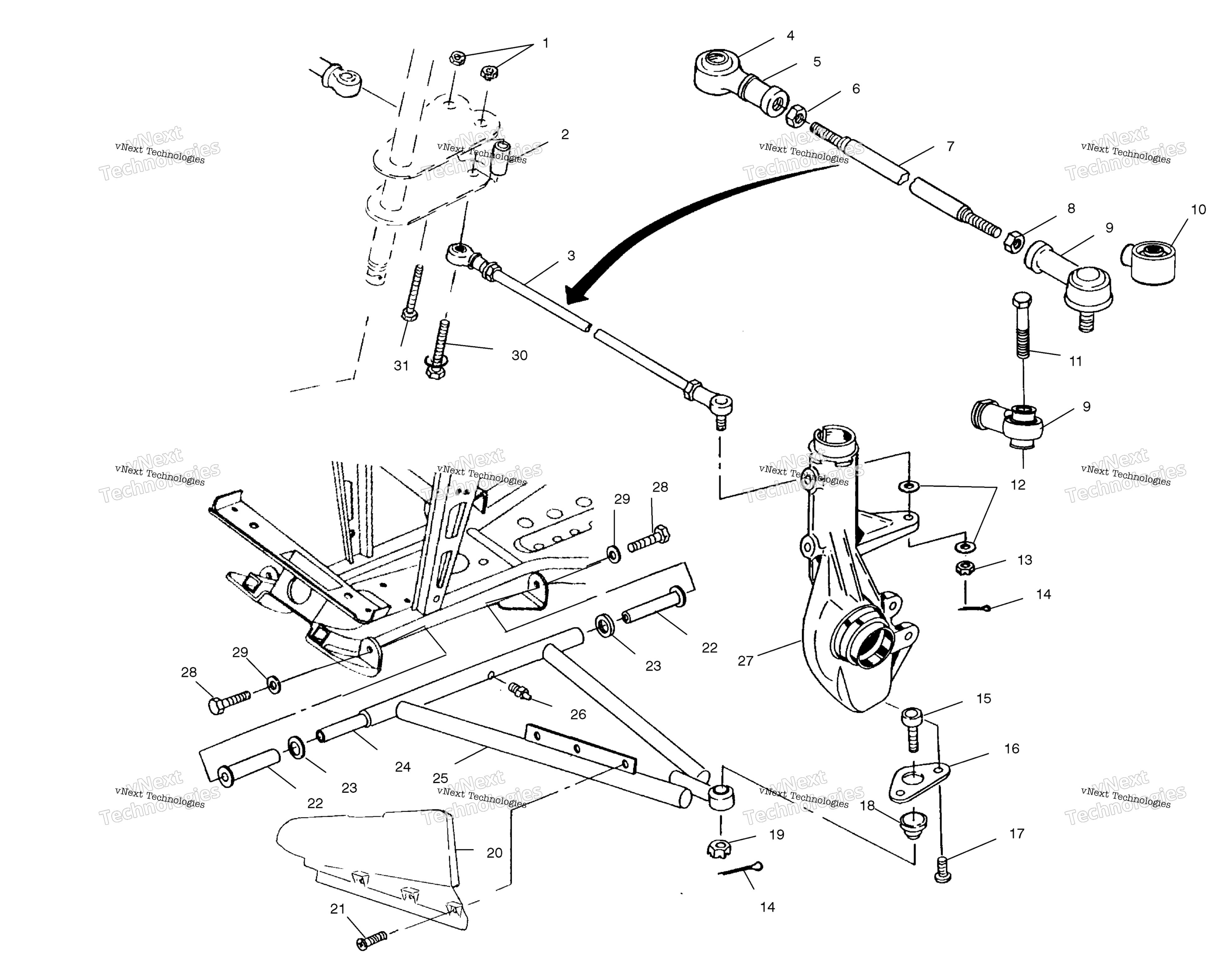 Рычаг/стойка Mounting