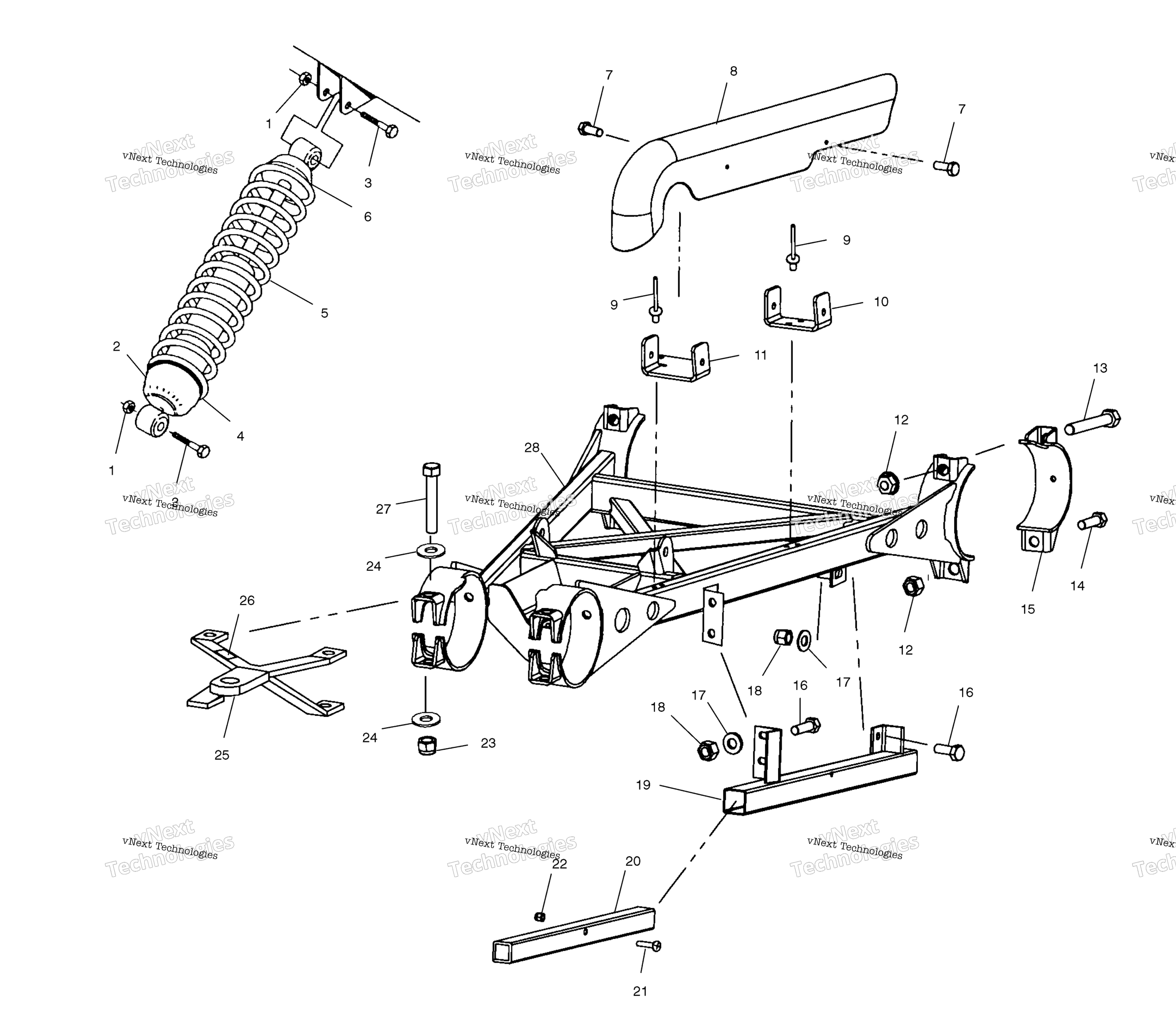 Swing рычаг Weldment A00cl50aa (4954815481C004)