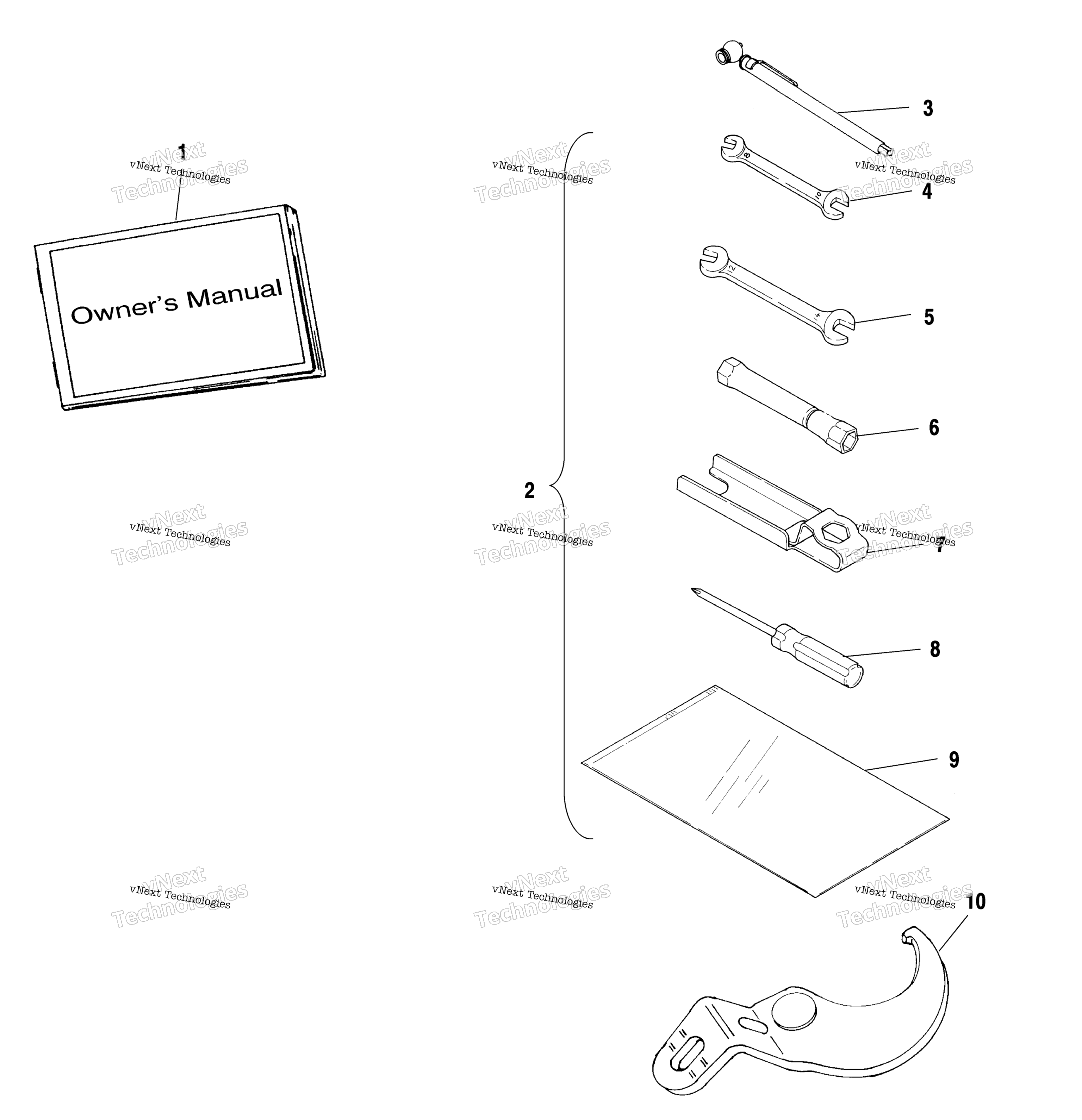 инструмент комплект A01bg50(Ab) (4963766376D014)