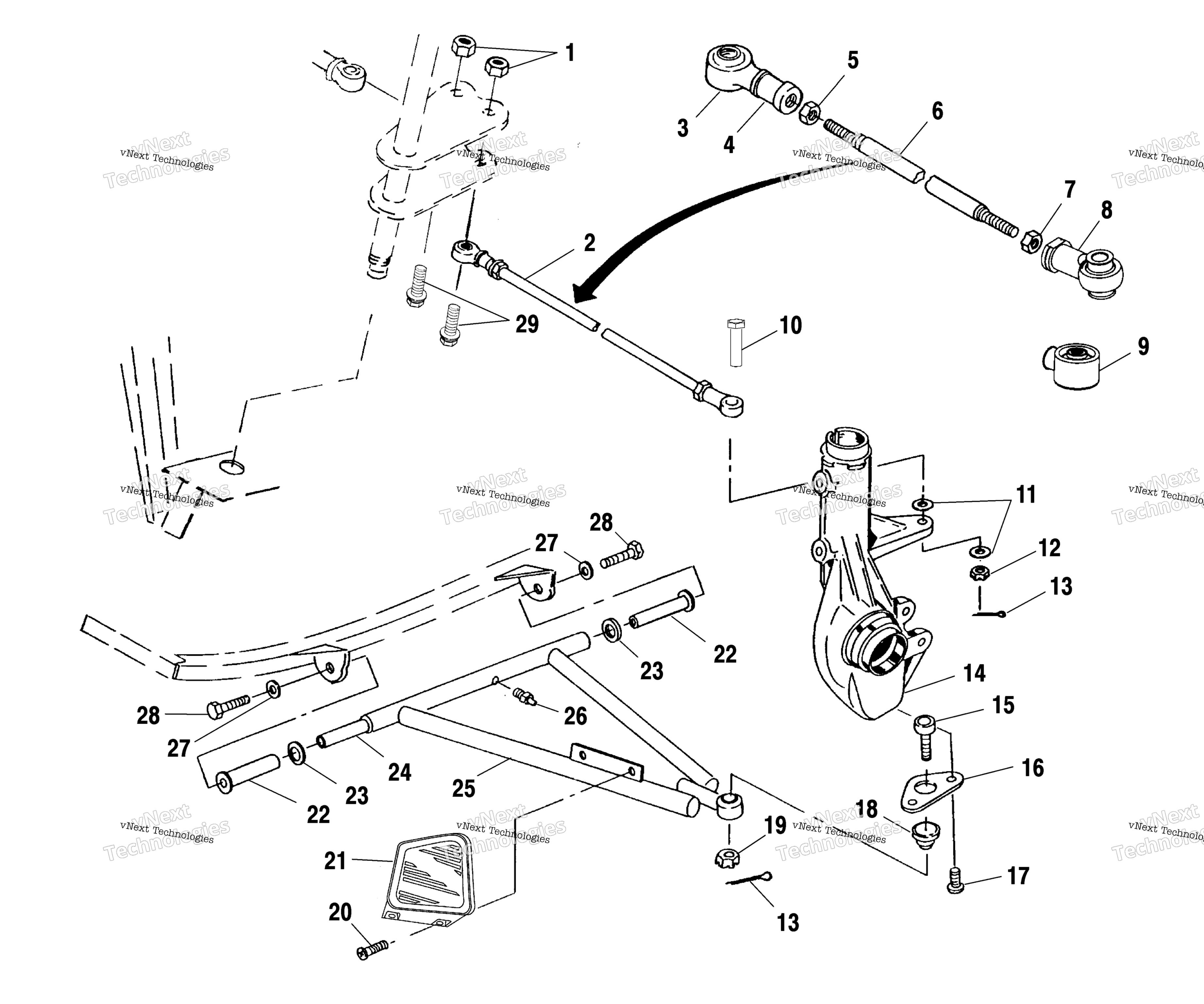 Рычаг/стойка Mounting