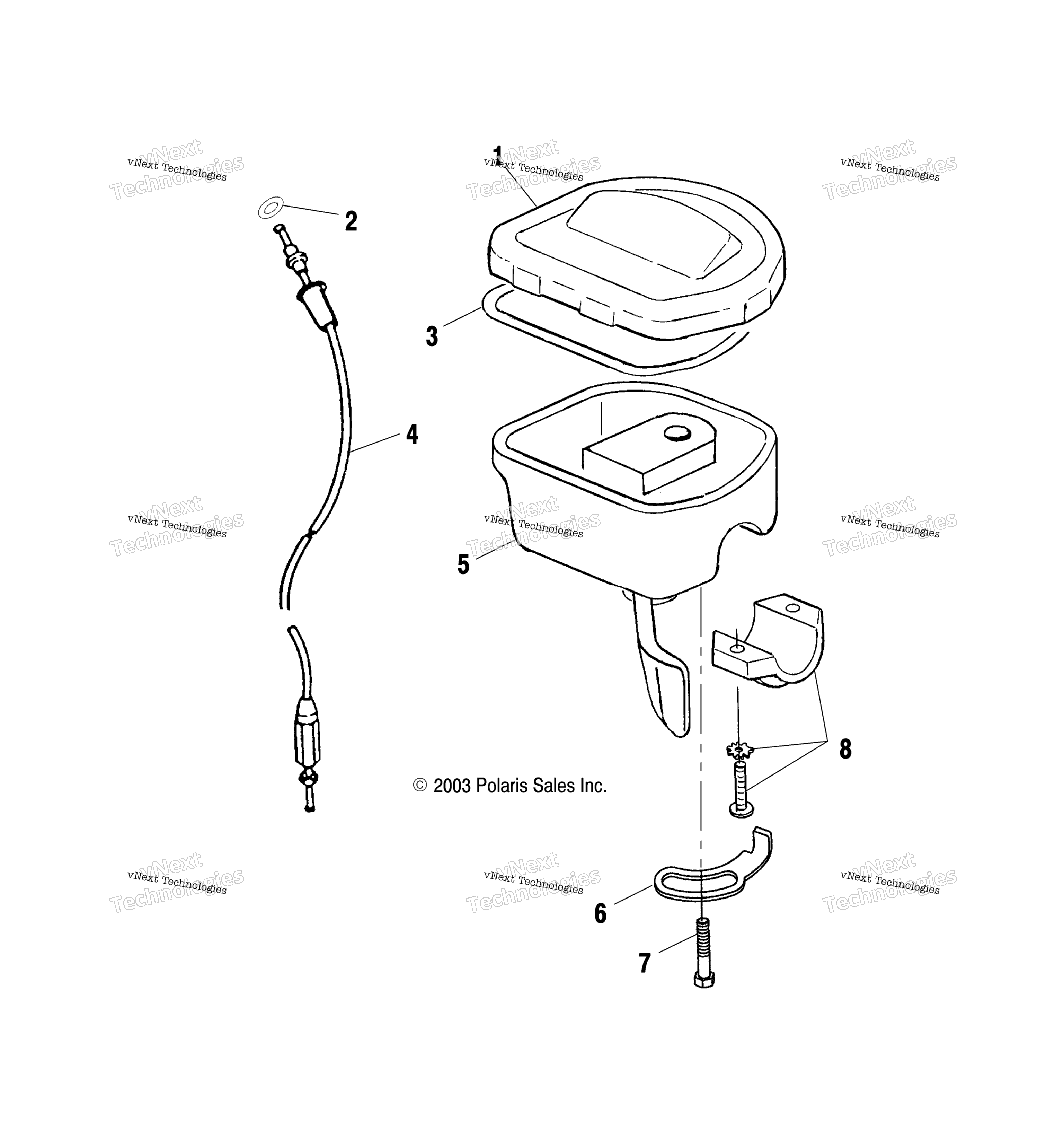 Controlsthrottle Asm / Cable / Fc