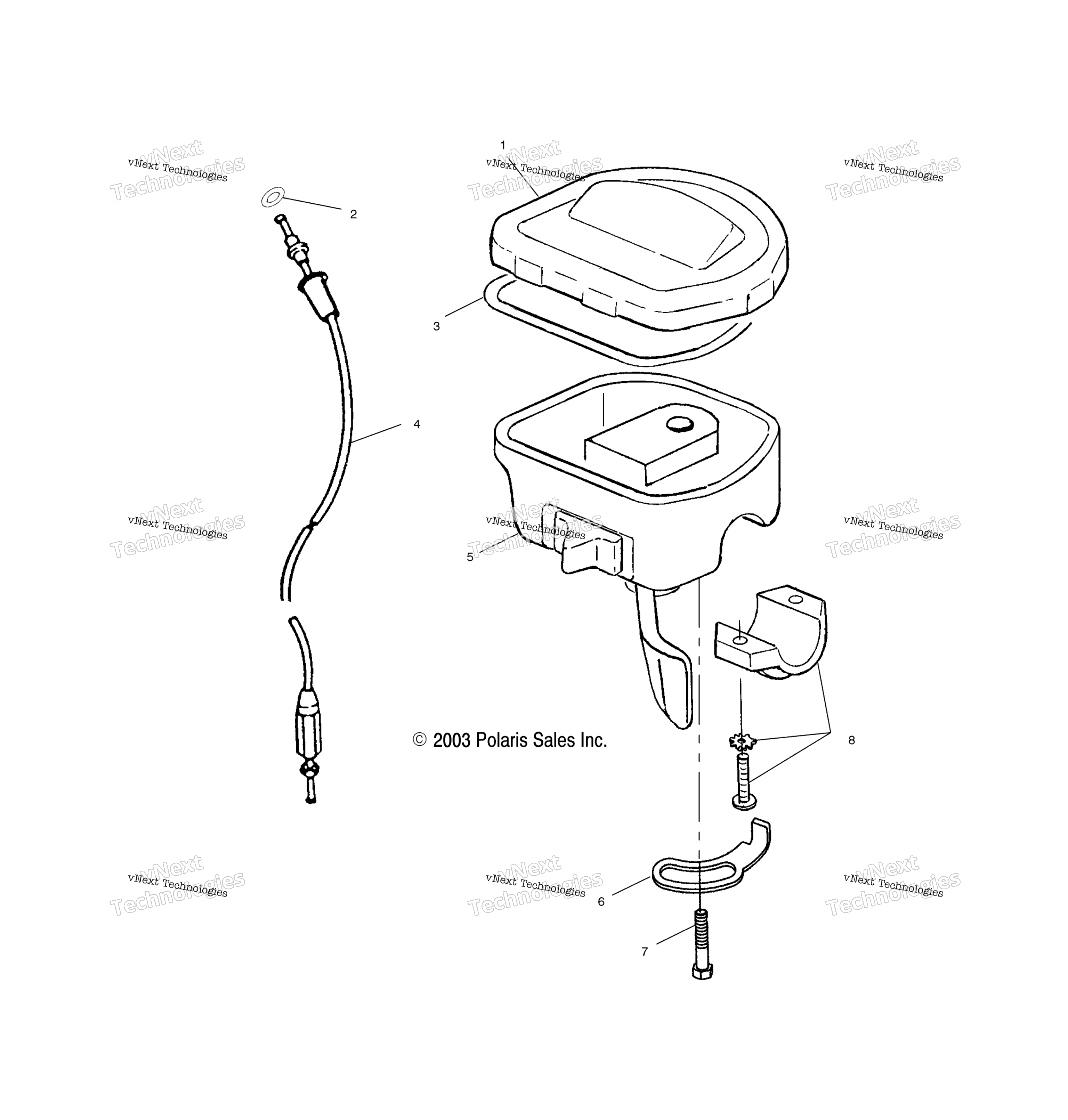 Controlsthrottle Asm / Cable / Ab / Ac / Fb