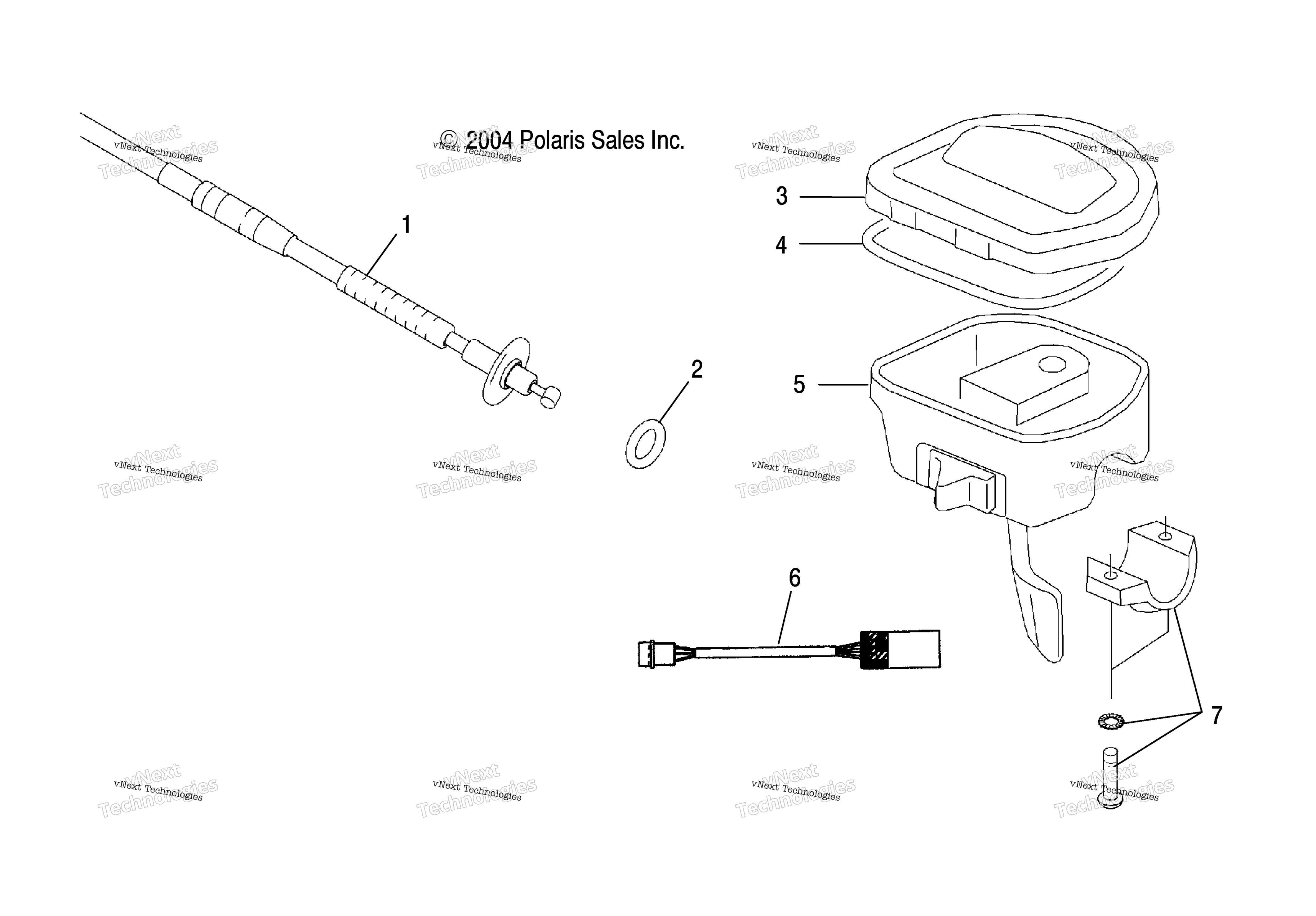 Controlsthrottle Asm / Cable / Ac / Ag / Ah / Al / At / Fb