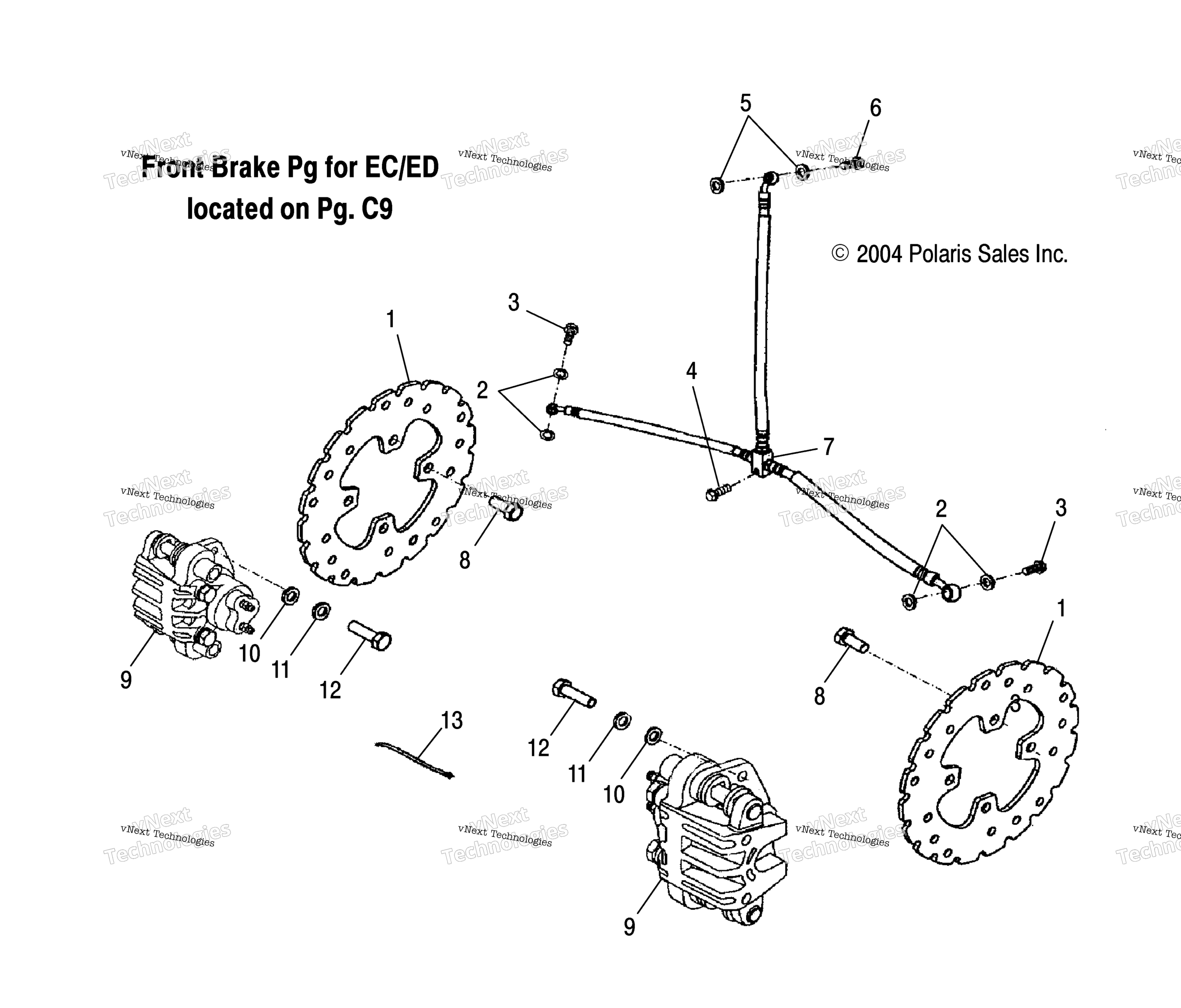 Brake, передний (Eb) / Eb (4999709970B14)