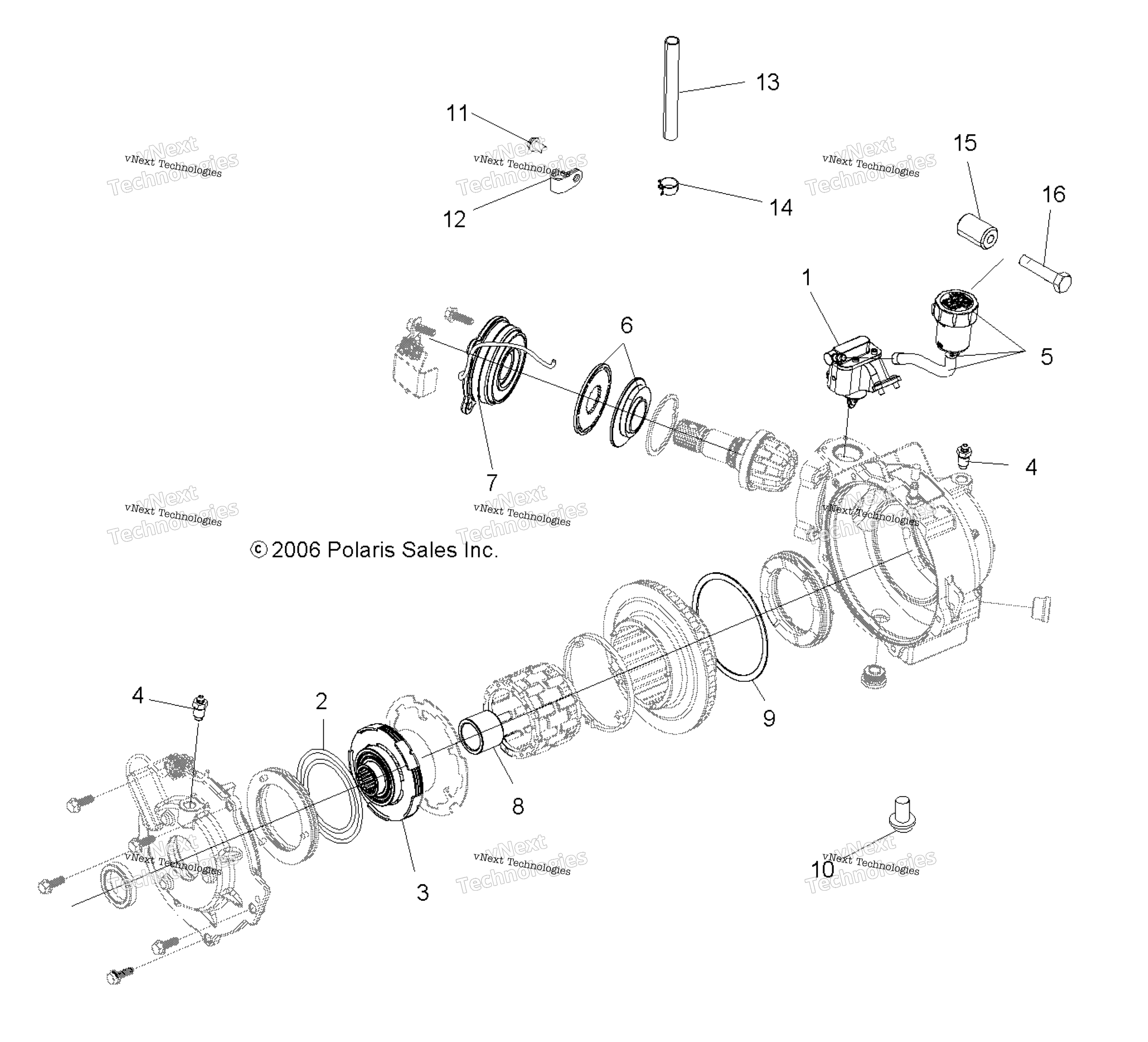 Gearcase, передний (If Built Before 7 / 17 / 06) A07mn50af / An / At / Ay (49Atvgearcasefwbd800efi)