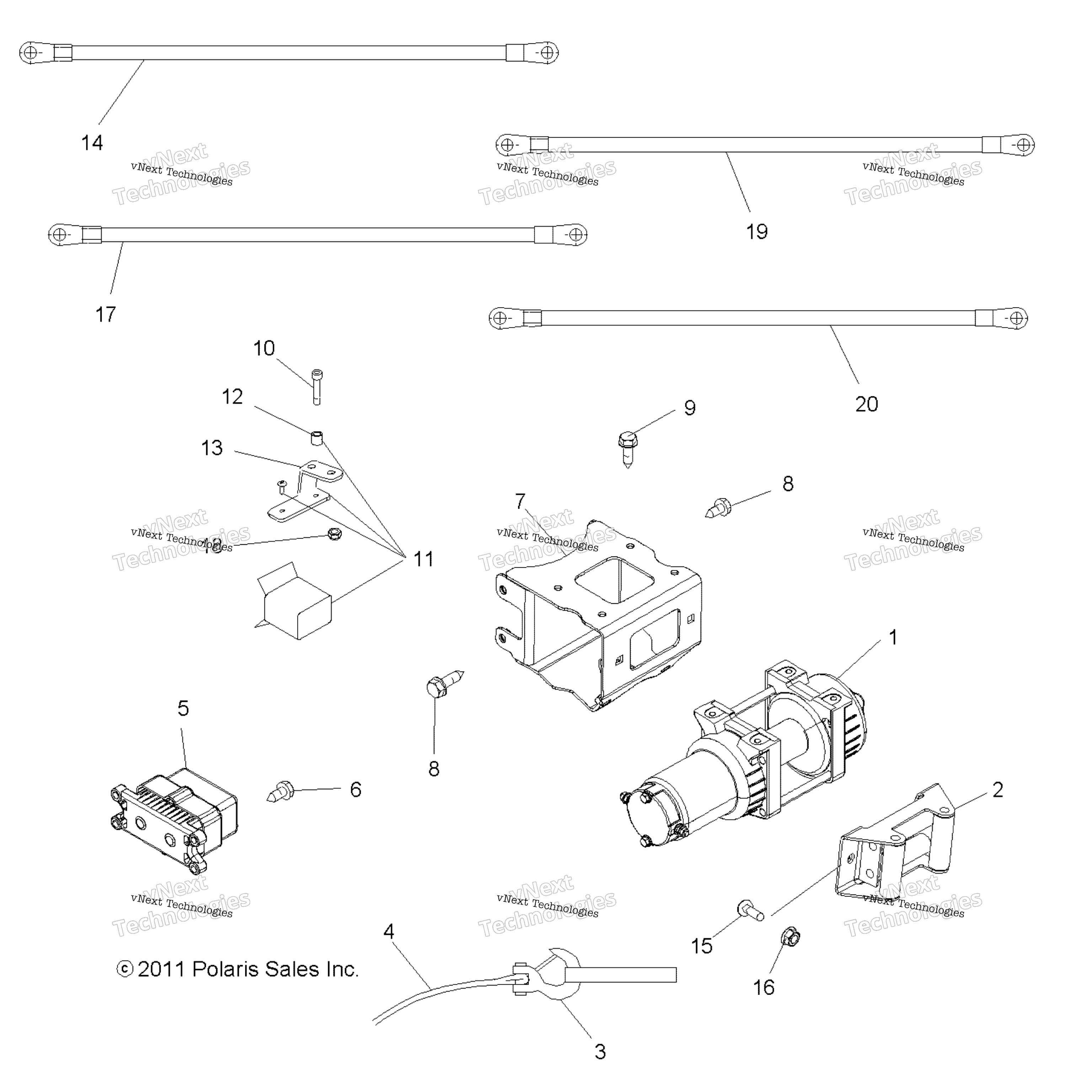 Options, лебёдка A12zn8ead / Eat (49Atvwinch12sp800)