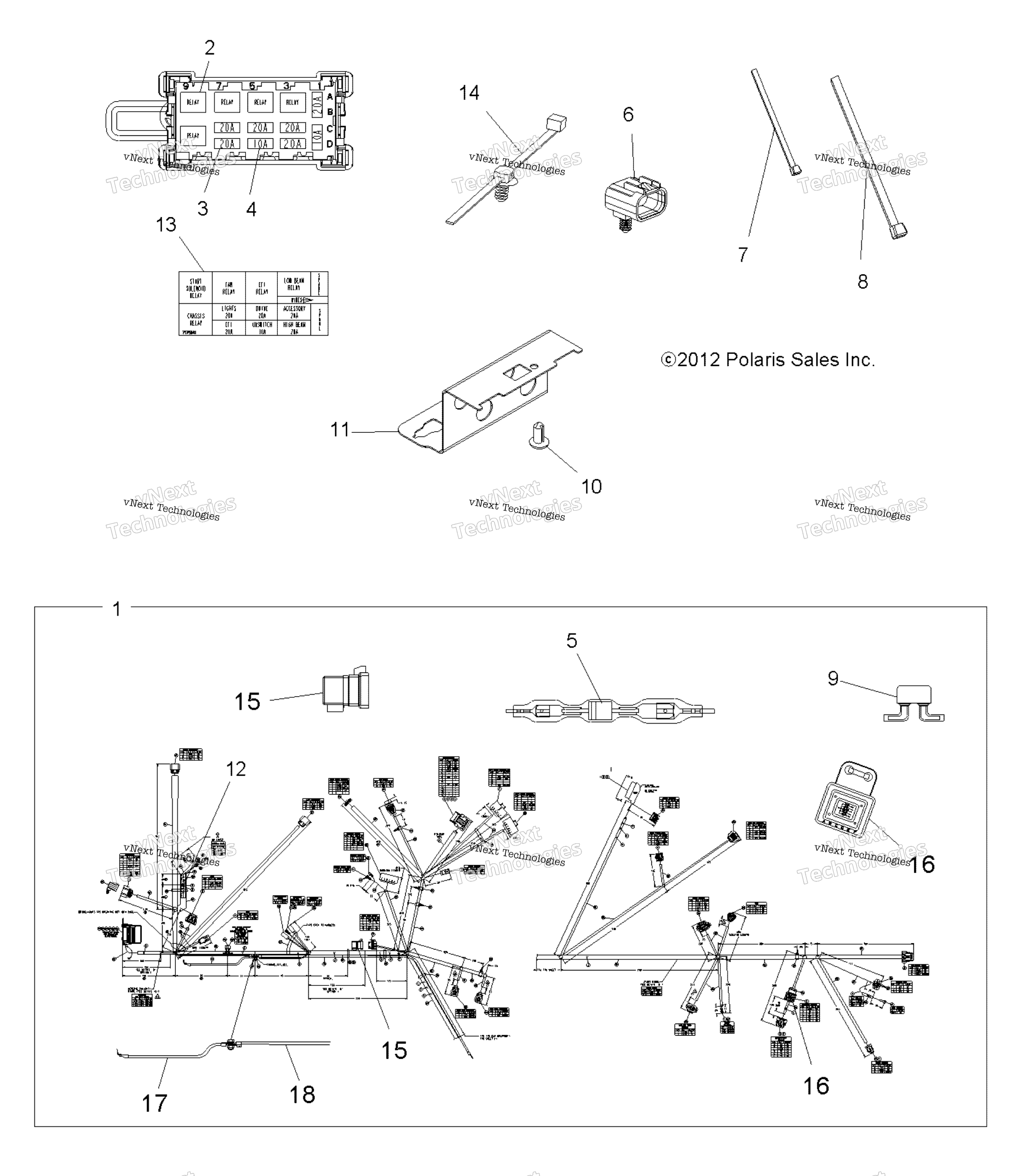 электрооборудование жгут Noneps A13gh85aj
