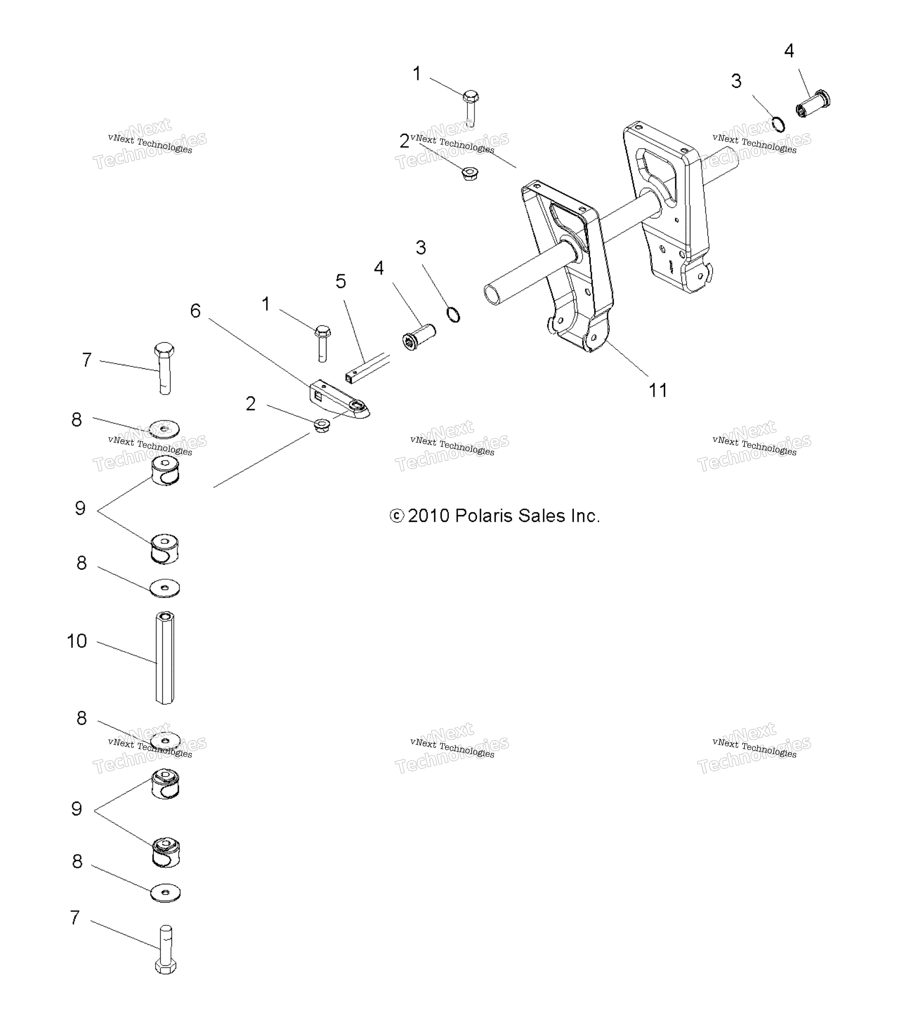 подвеска Torsion Bar (49Atvtorsion11sp500)