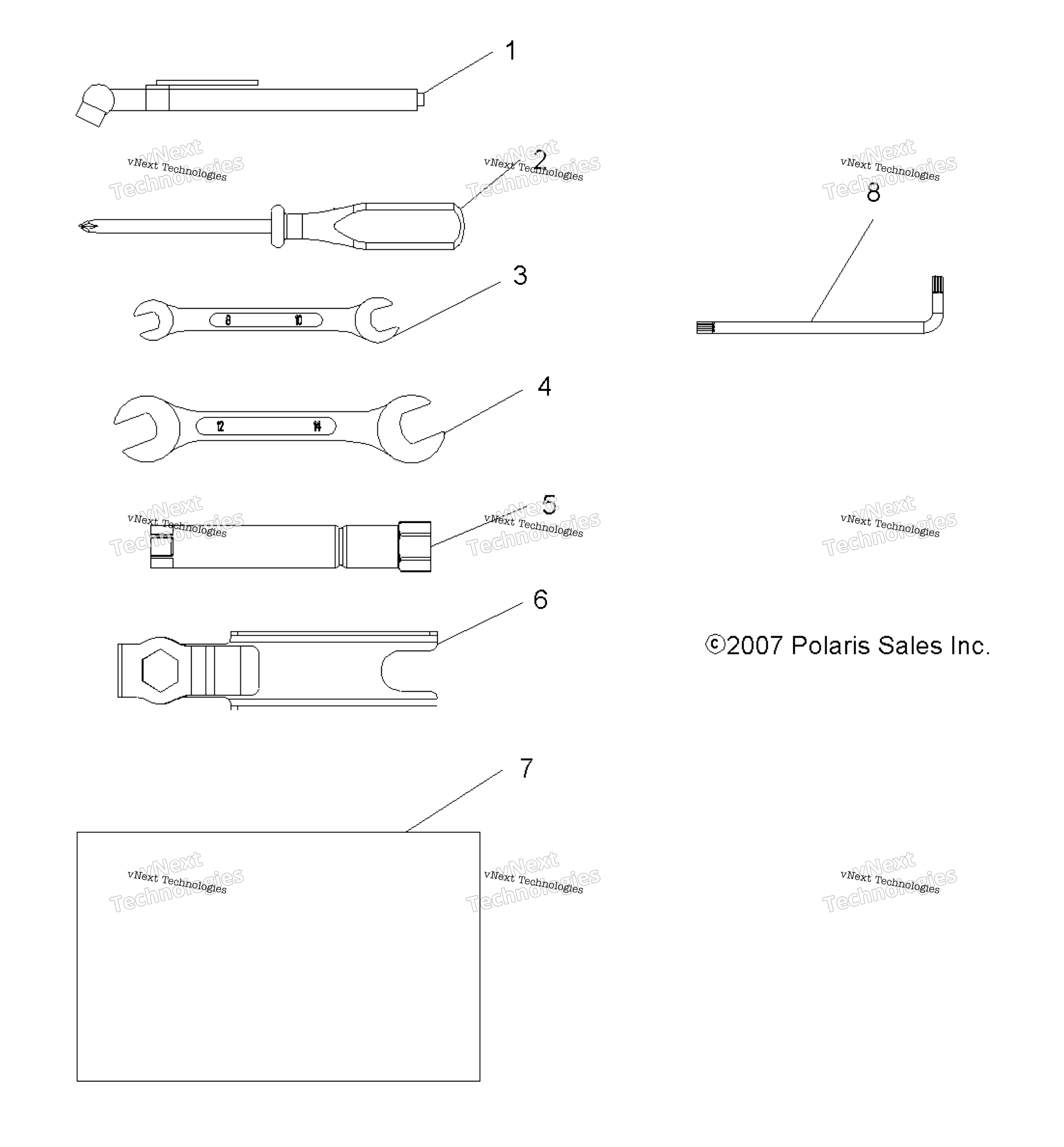 Tools, инструмент комплект A15seb57ca / Sec57cj (49Atvtool08sp500)