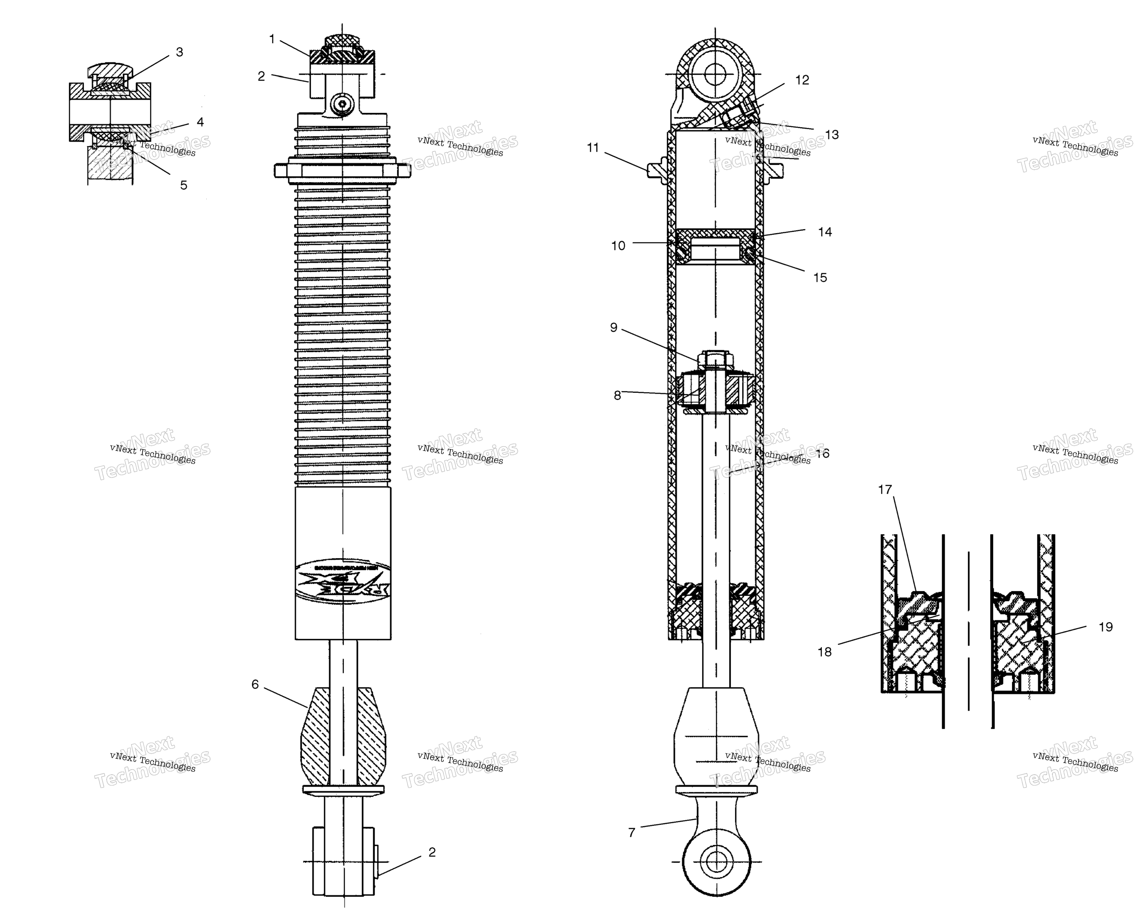 Амортизатор (Ryde Fx) (4977037703B13)