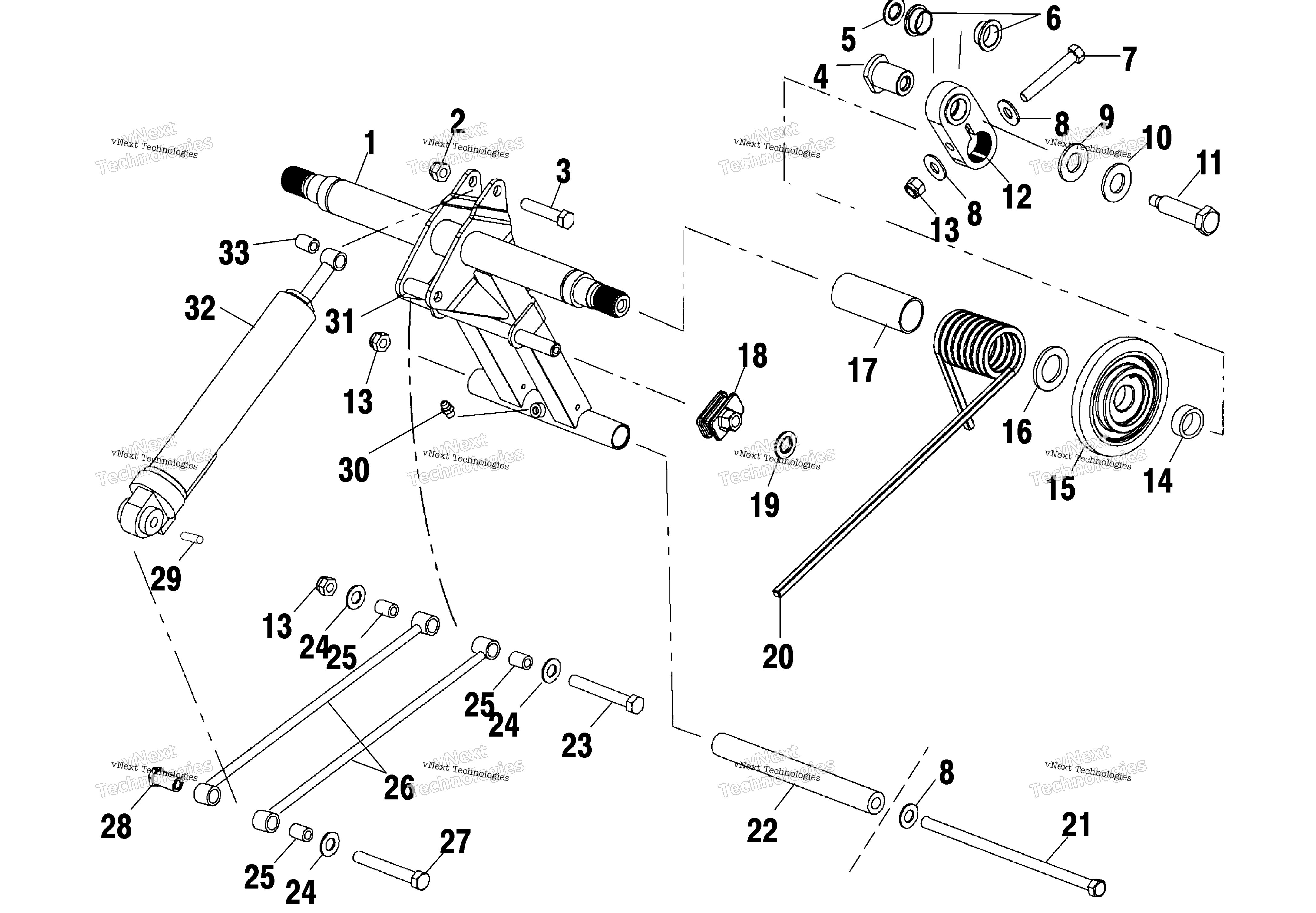 задний Torque Arm S03nb5bs / A (4977807780B08)