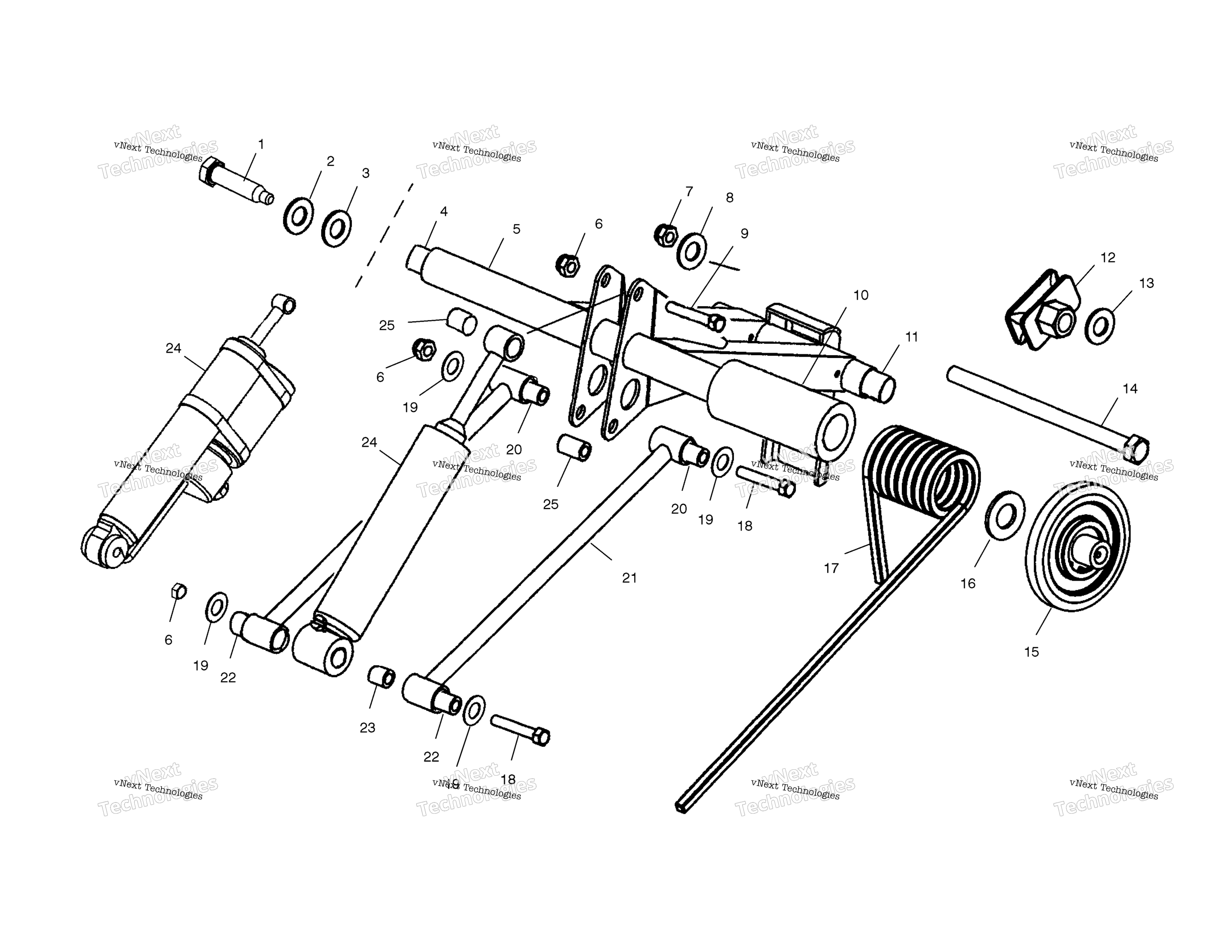 Задняя часть Torque Arm S03nk7cs/As03nl7cs/As03nk8cs/A/As03nm8cs