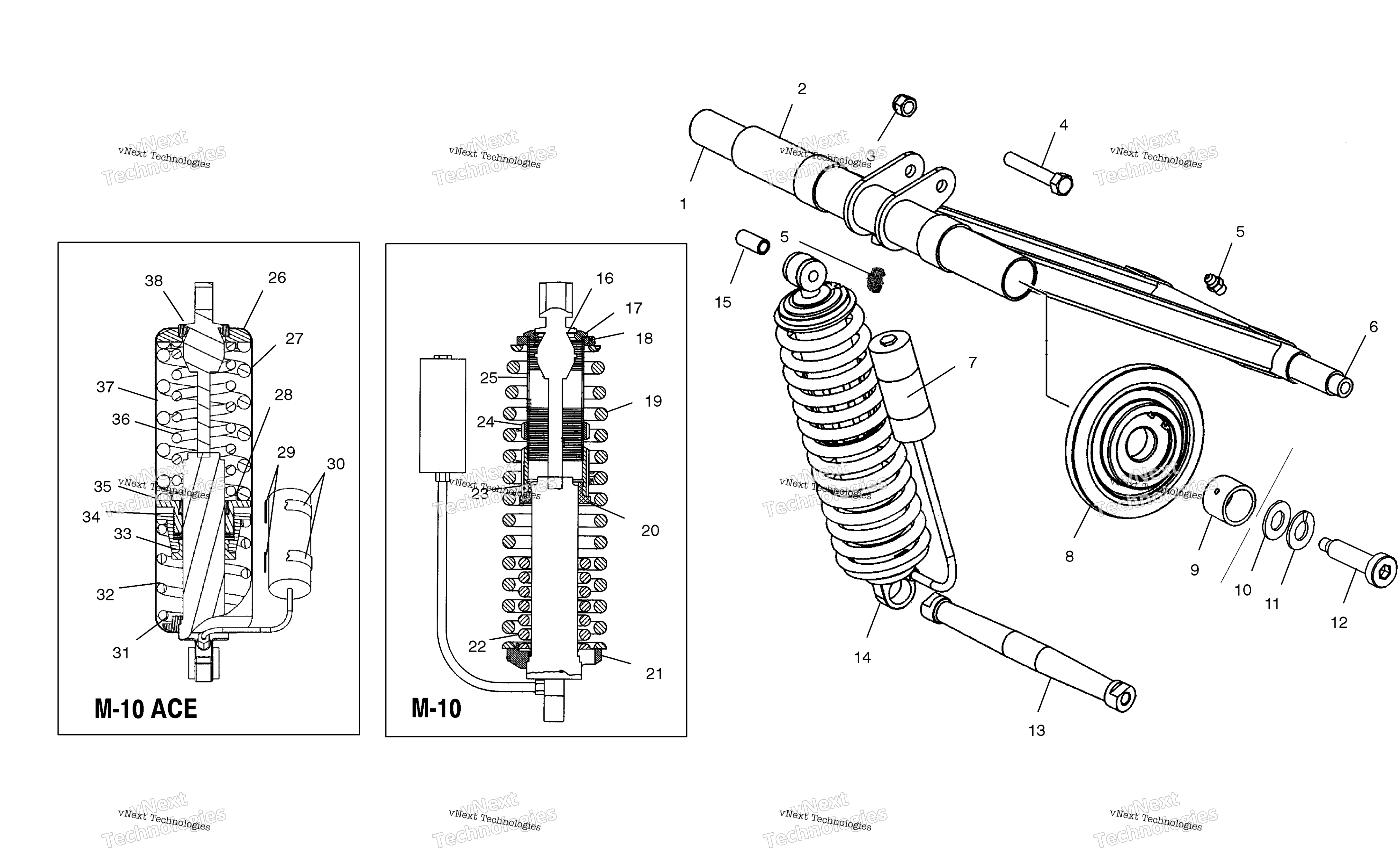 задний Torque Arm S03nf7cs / 8Cs / 8Cs (4977847784B14)