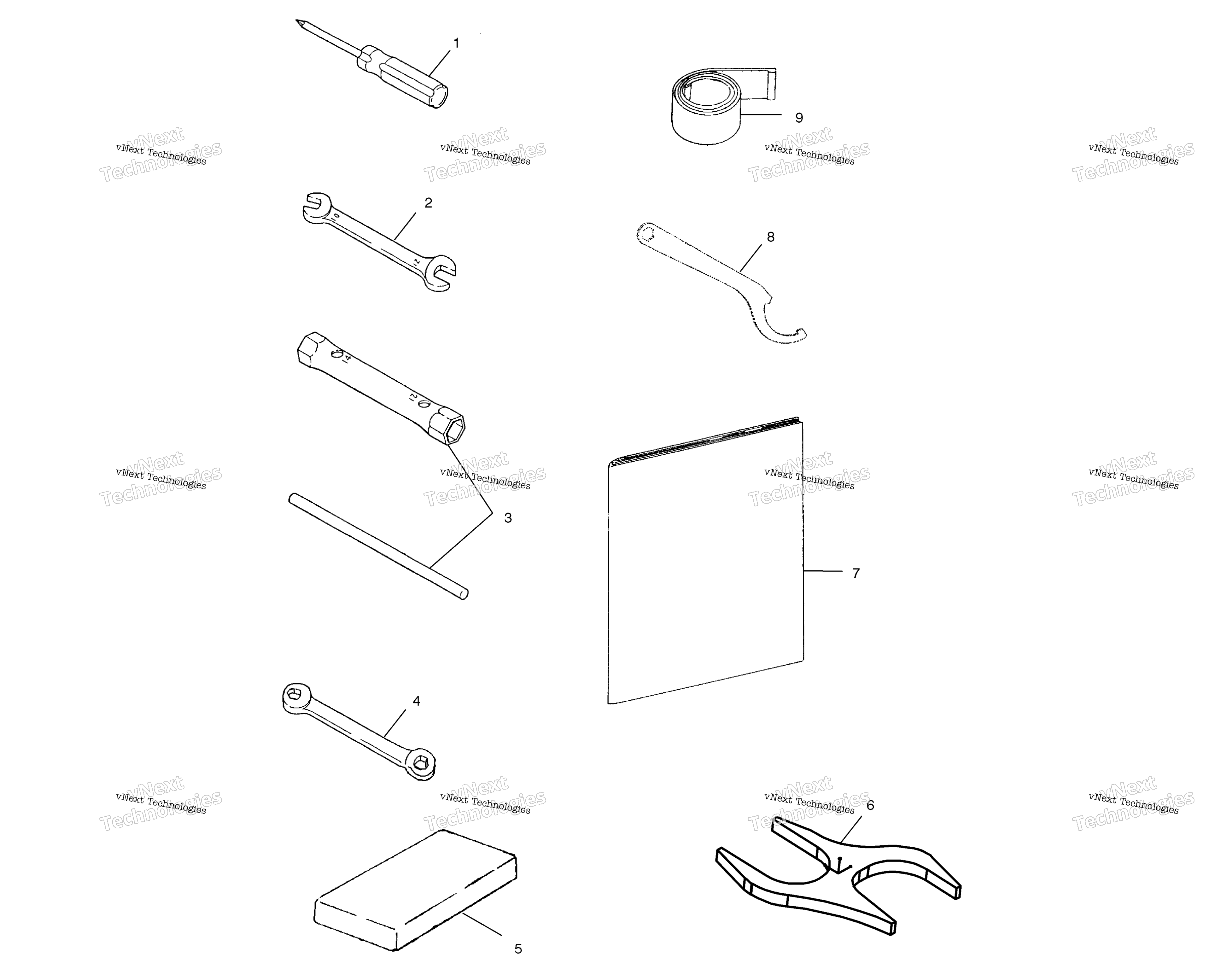 Инструмент Kit /7Csa/7Csb/8Cs/8Csa/8Csbs03na7cs/8Css03nf7cs/8Css03ne7cs/8Cs