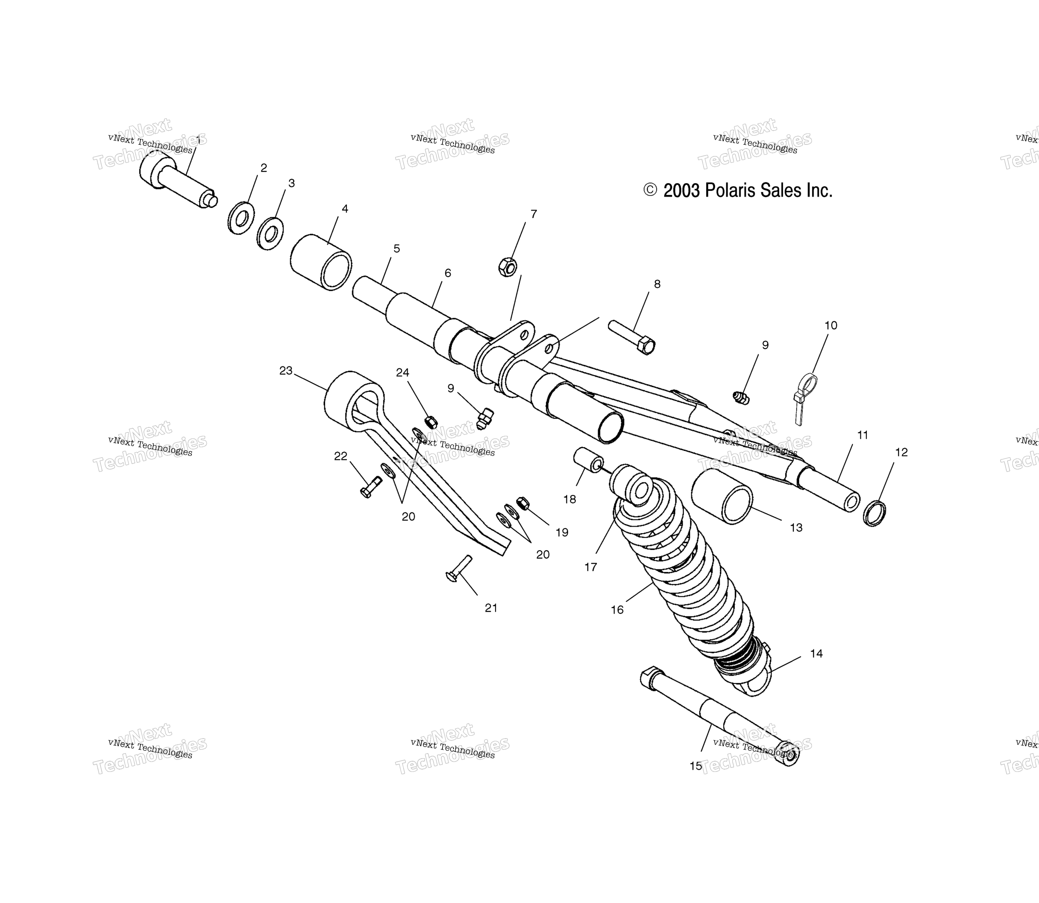 Передняя часть Torque Arm /Dsa (4988658865B14)