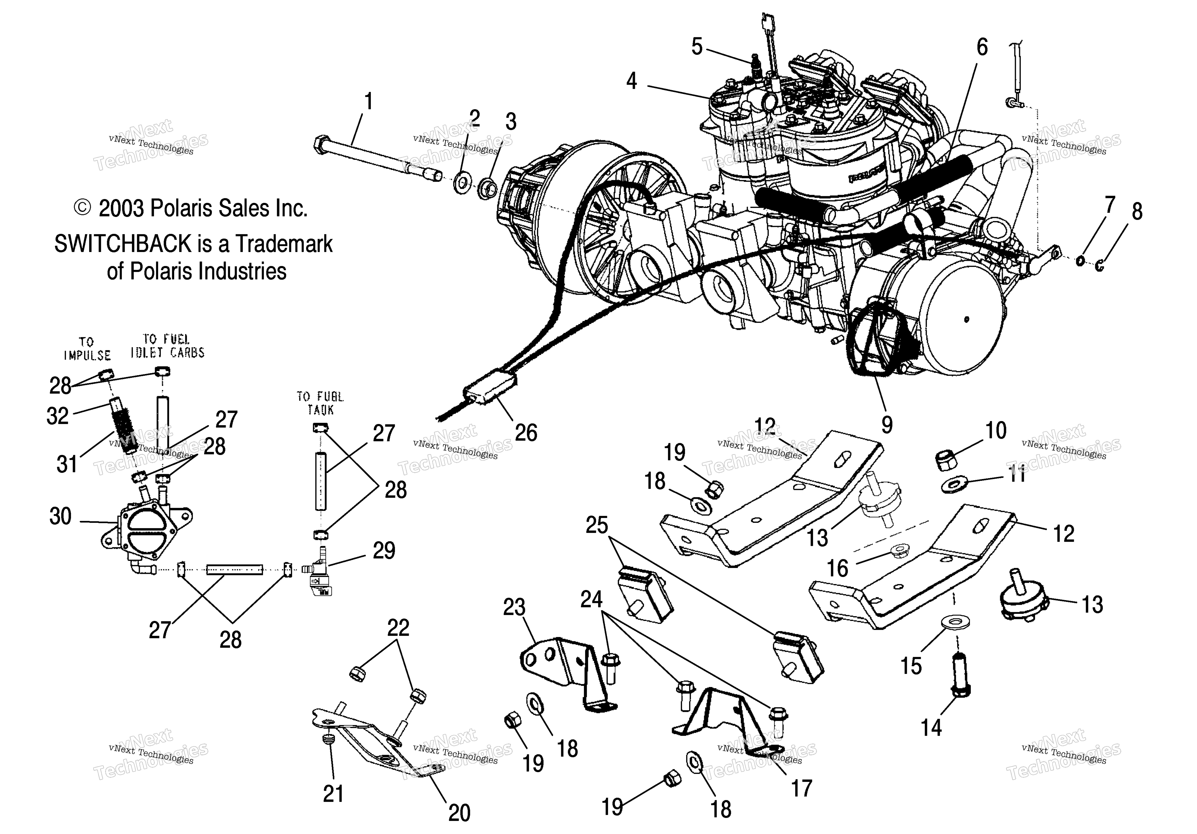 Двигатель Mounting (800) S04ns7cs/A/B/C/Ds04ns8cs/A/B/C/D (4988378837C08)