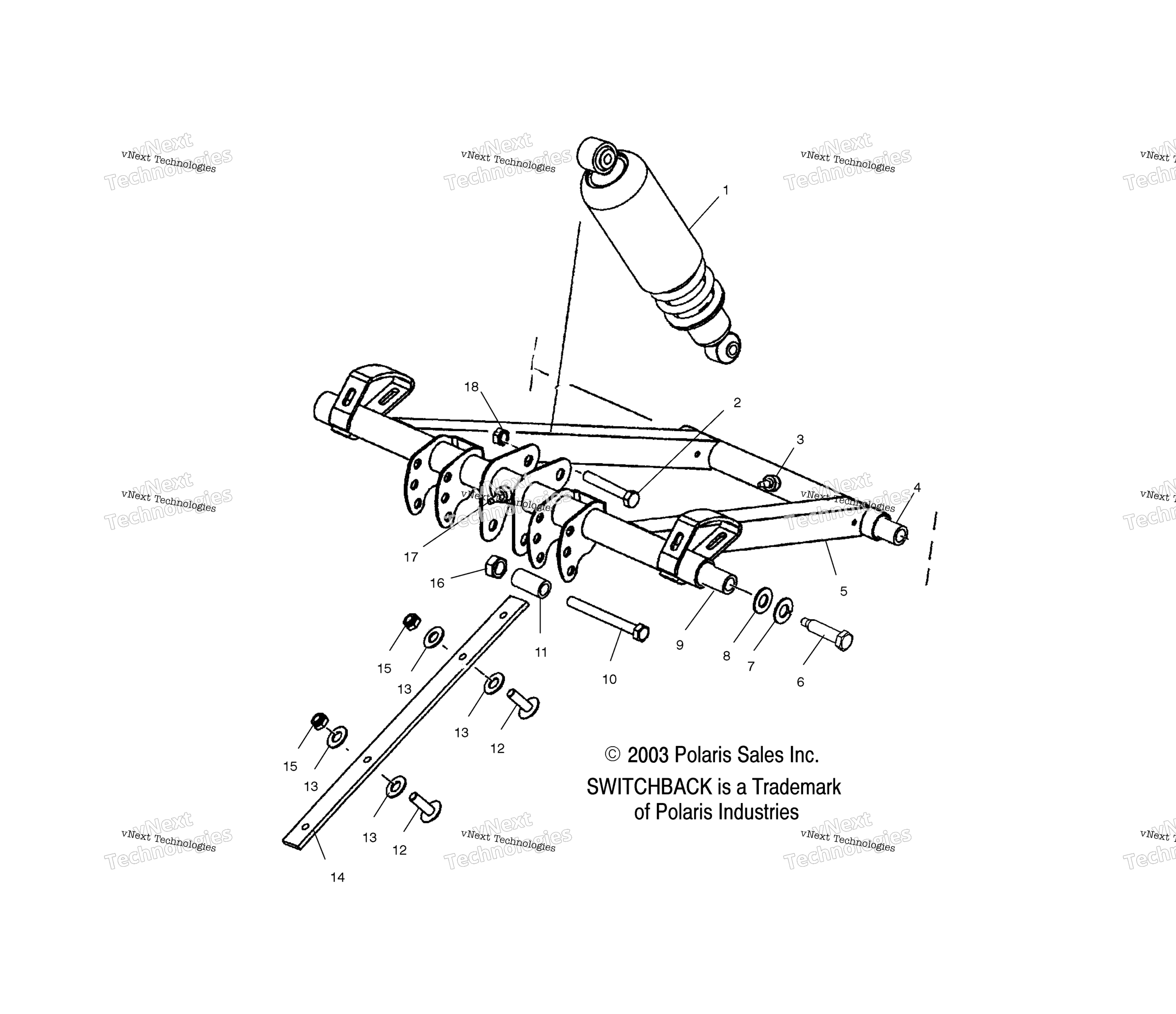 Передняя часть Torque Arm /A/B/C/Ds04ns7cs/A/B/C/Ds04ns8cs/A/B/C/D