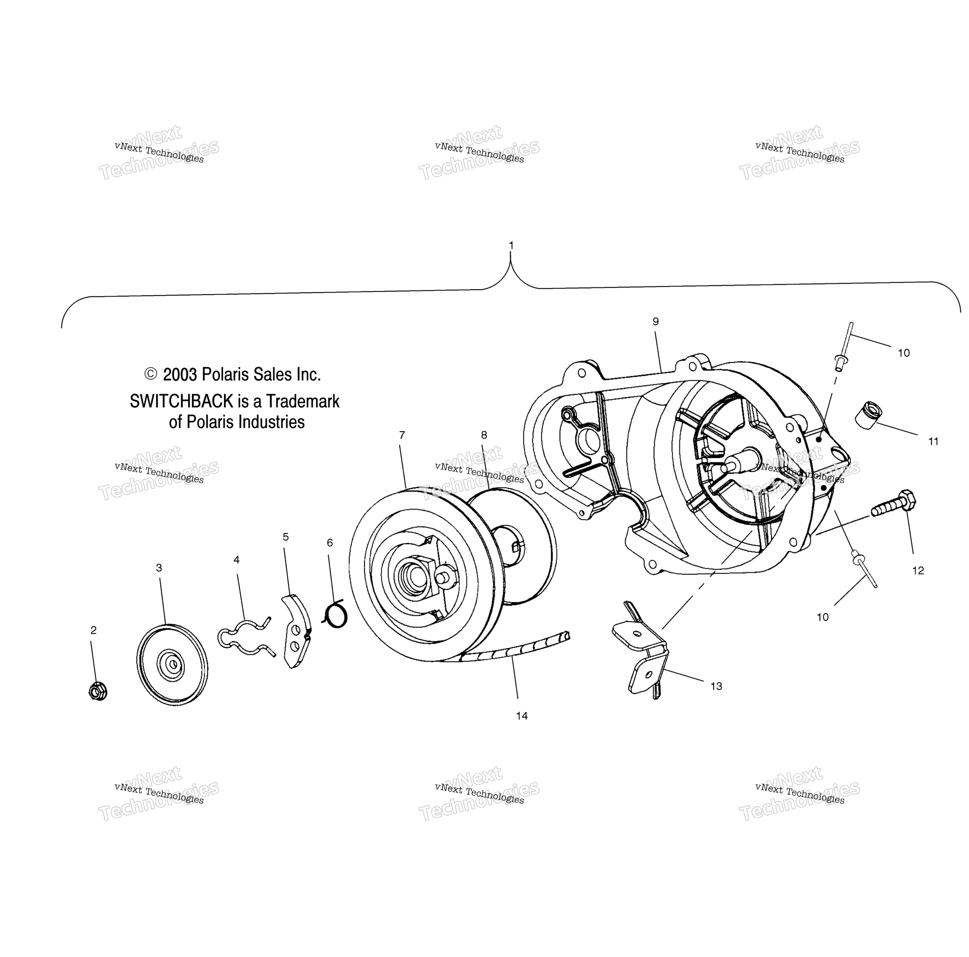 Ручной стартер Starter S04ns7cs/A/B/C/D (4988378837D11)