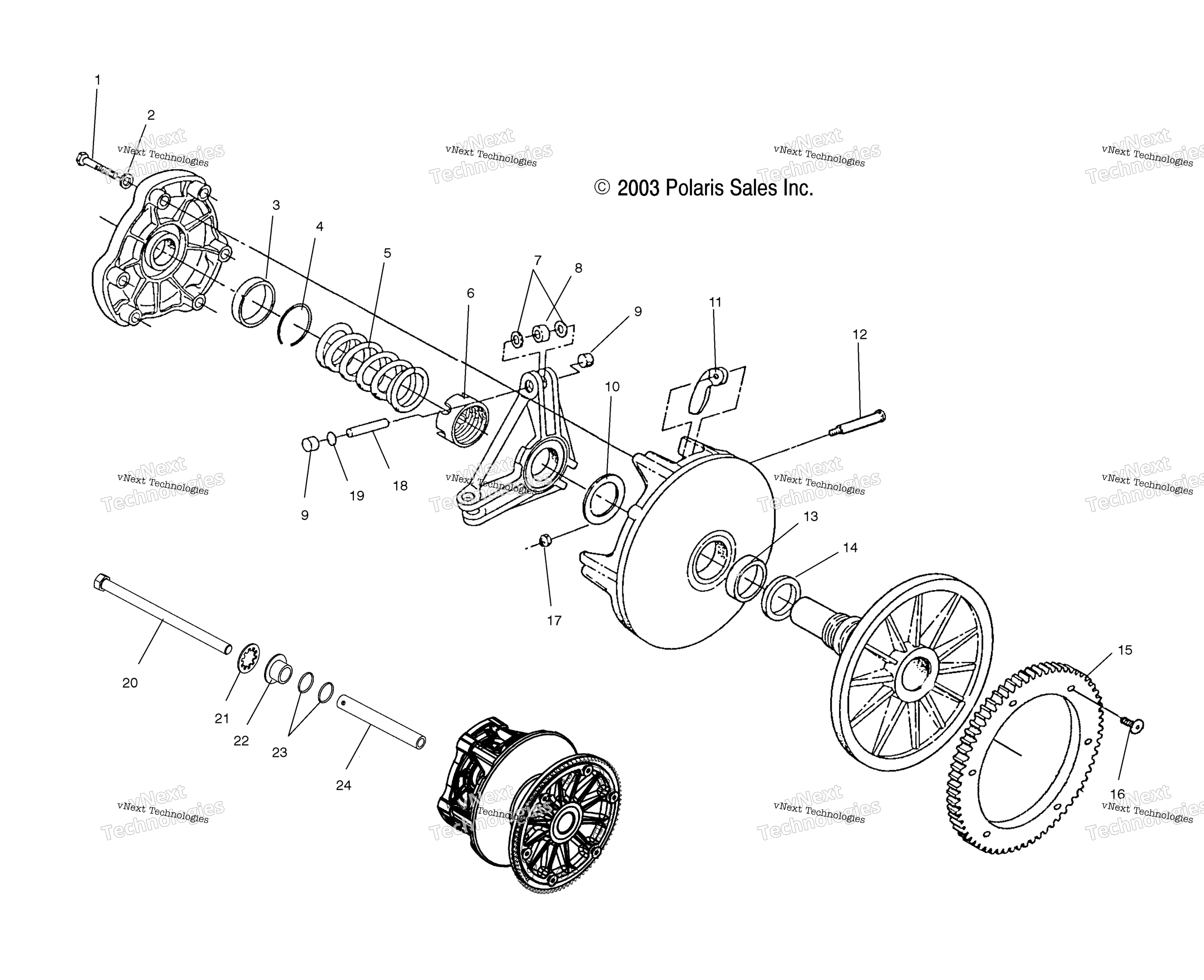Привод Clutch /Bsa (4988678867B11)