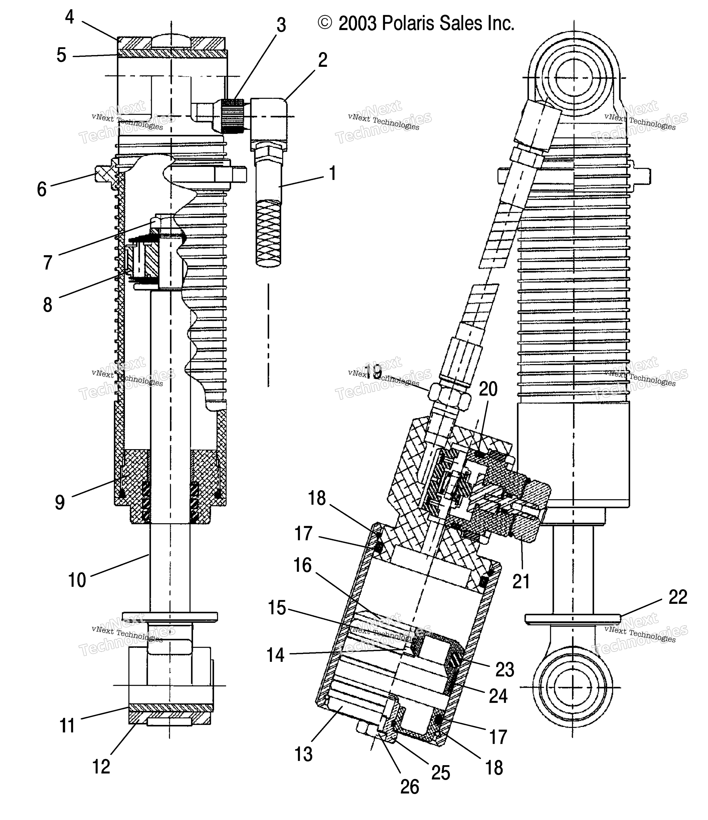 Передняя часть Track Shock /Ees04nx7cs/8Cs (4988598859C05)
