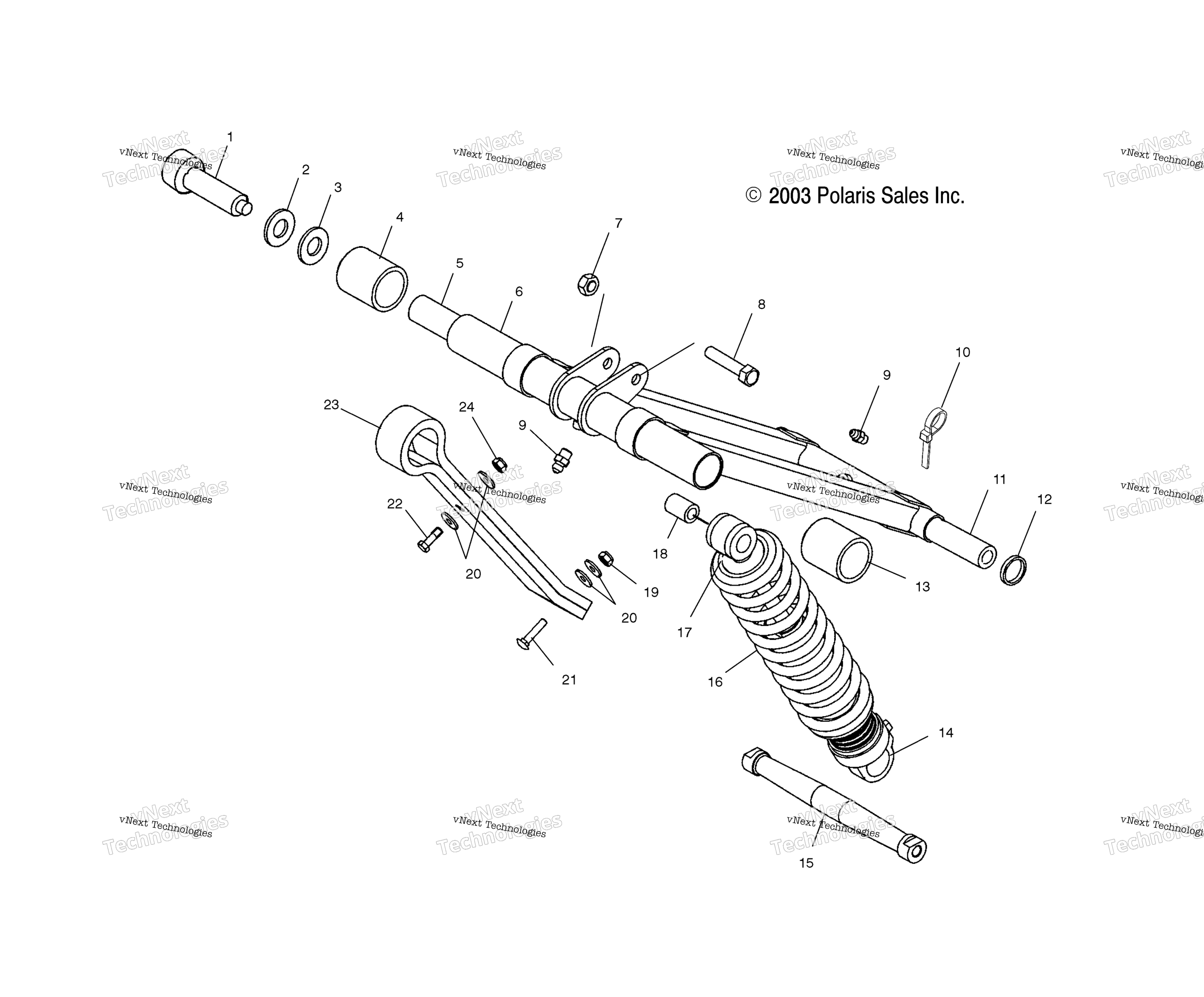 Torque Arm, передний / Bsa (4988678867C02)