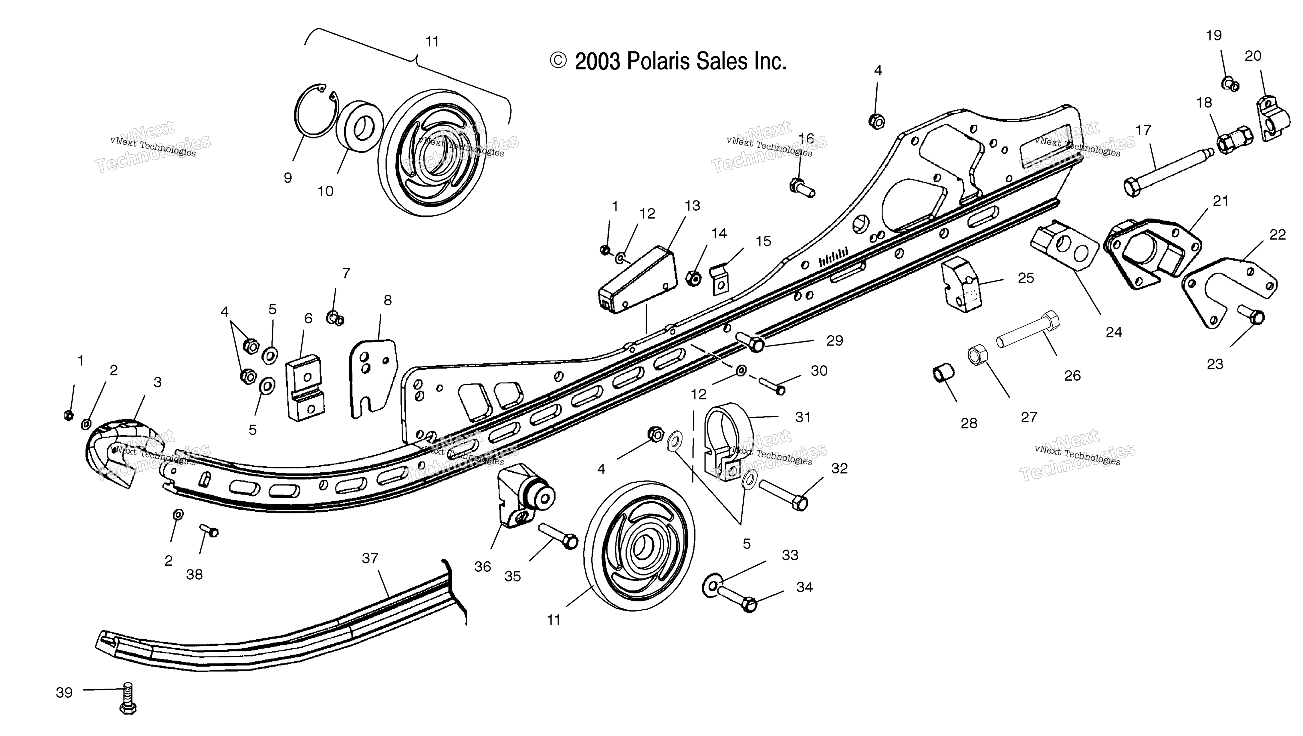 Rail крепление S04ne7cs / 8Cs (4988438843C02)