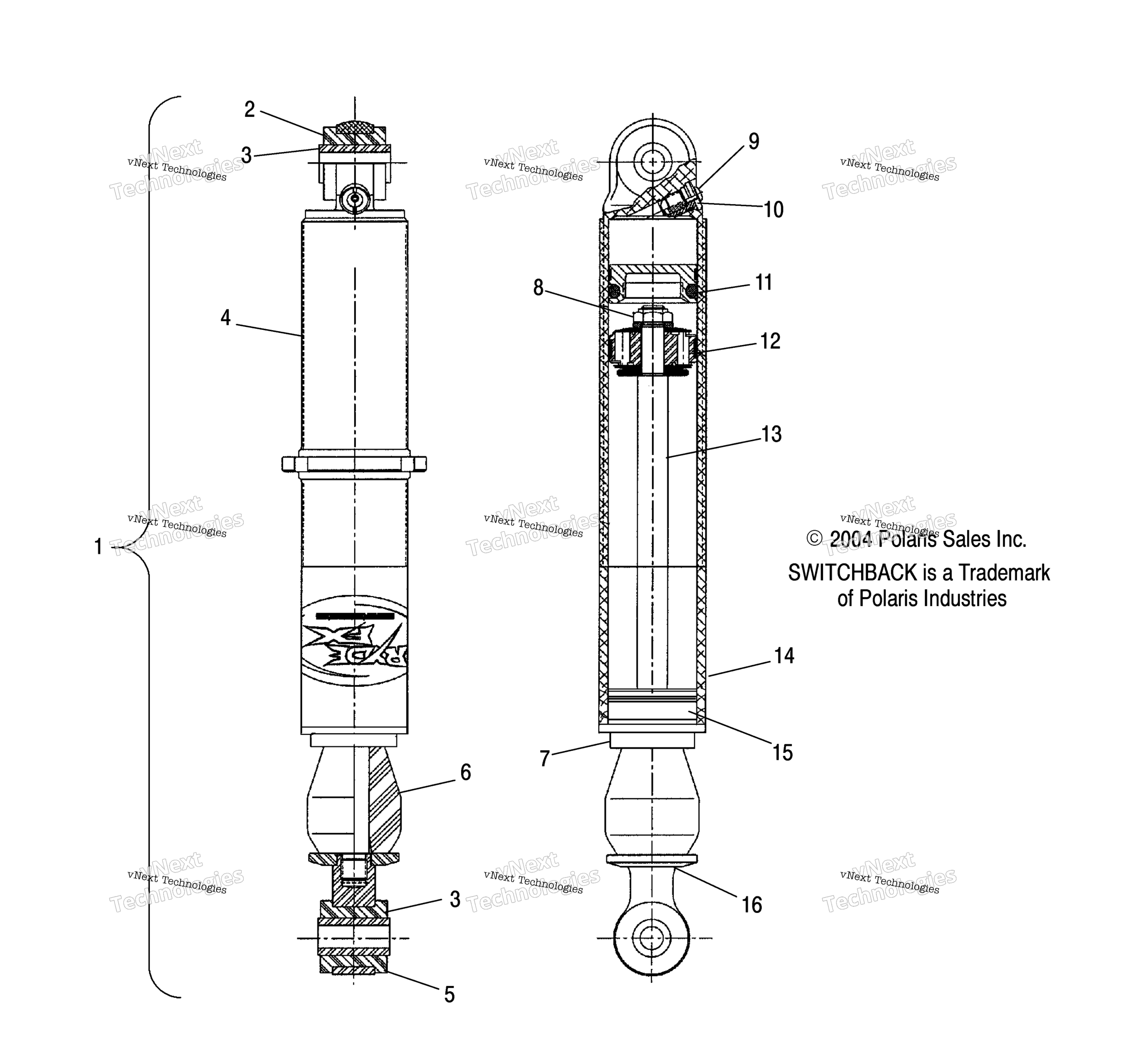 Амортизатор /Esa/S05ns8cs/Csa (4992809280C05)