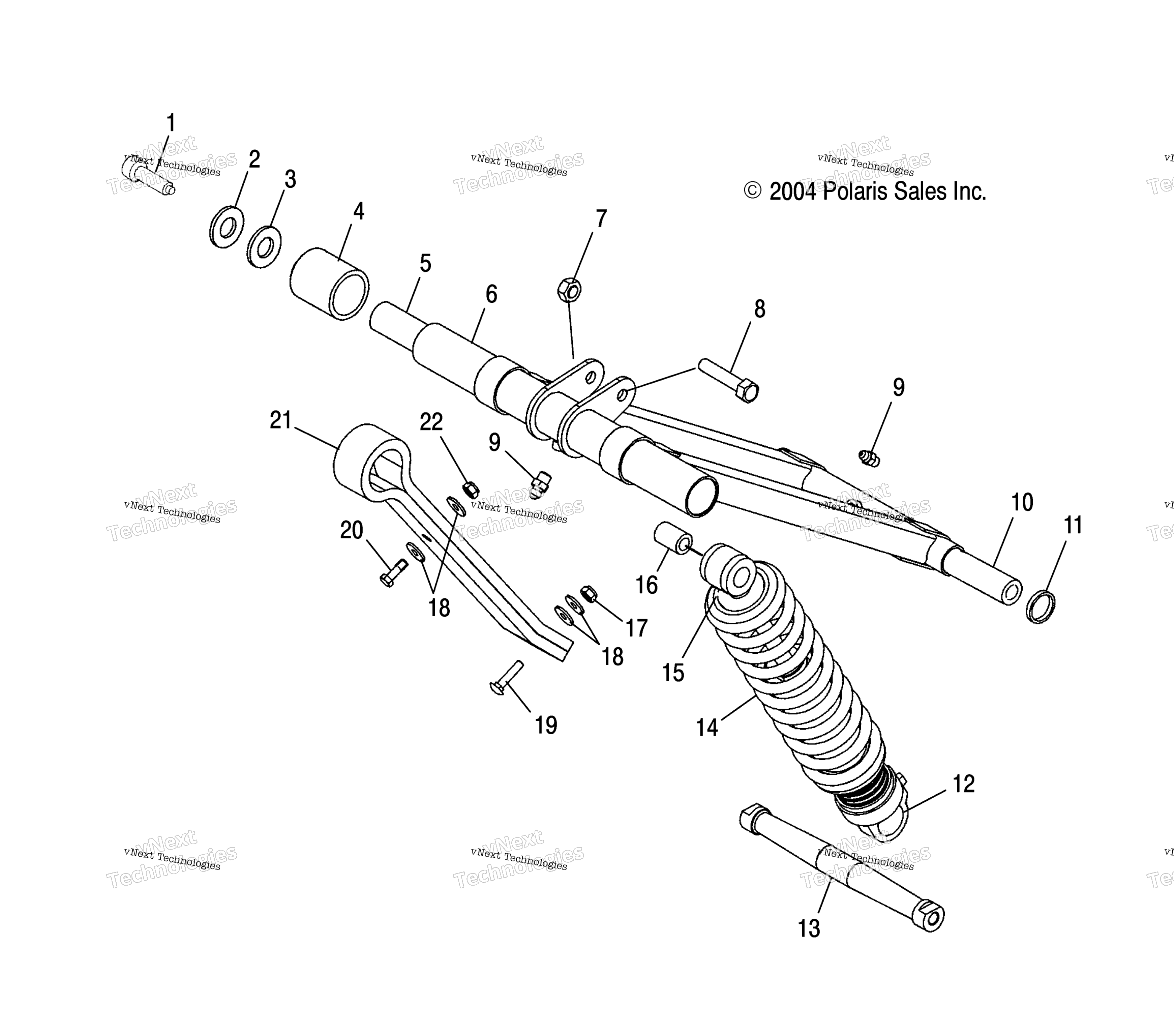 Передняя часть Torque Arm (4992649264C01)