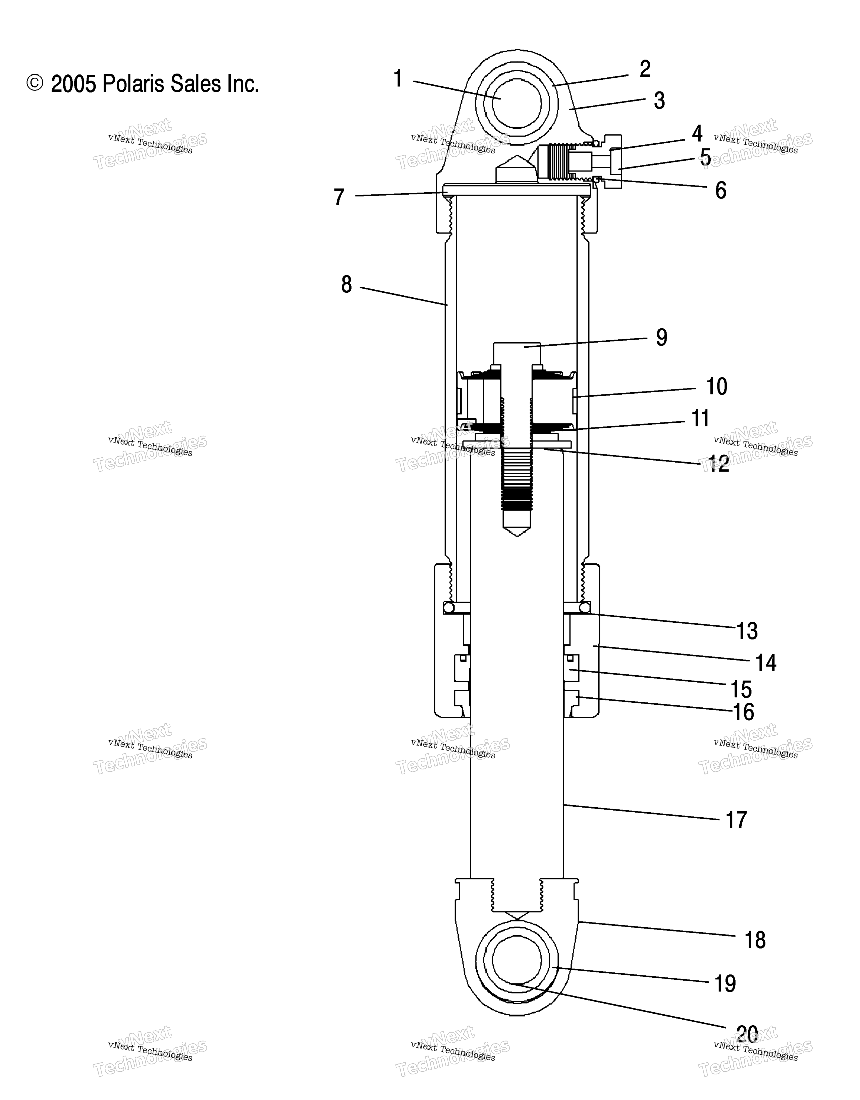 Амортизатор Front Track (4997179717C06)