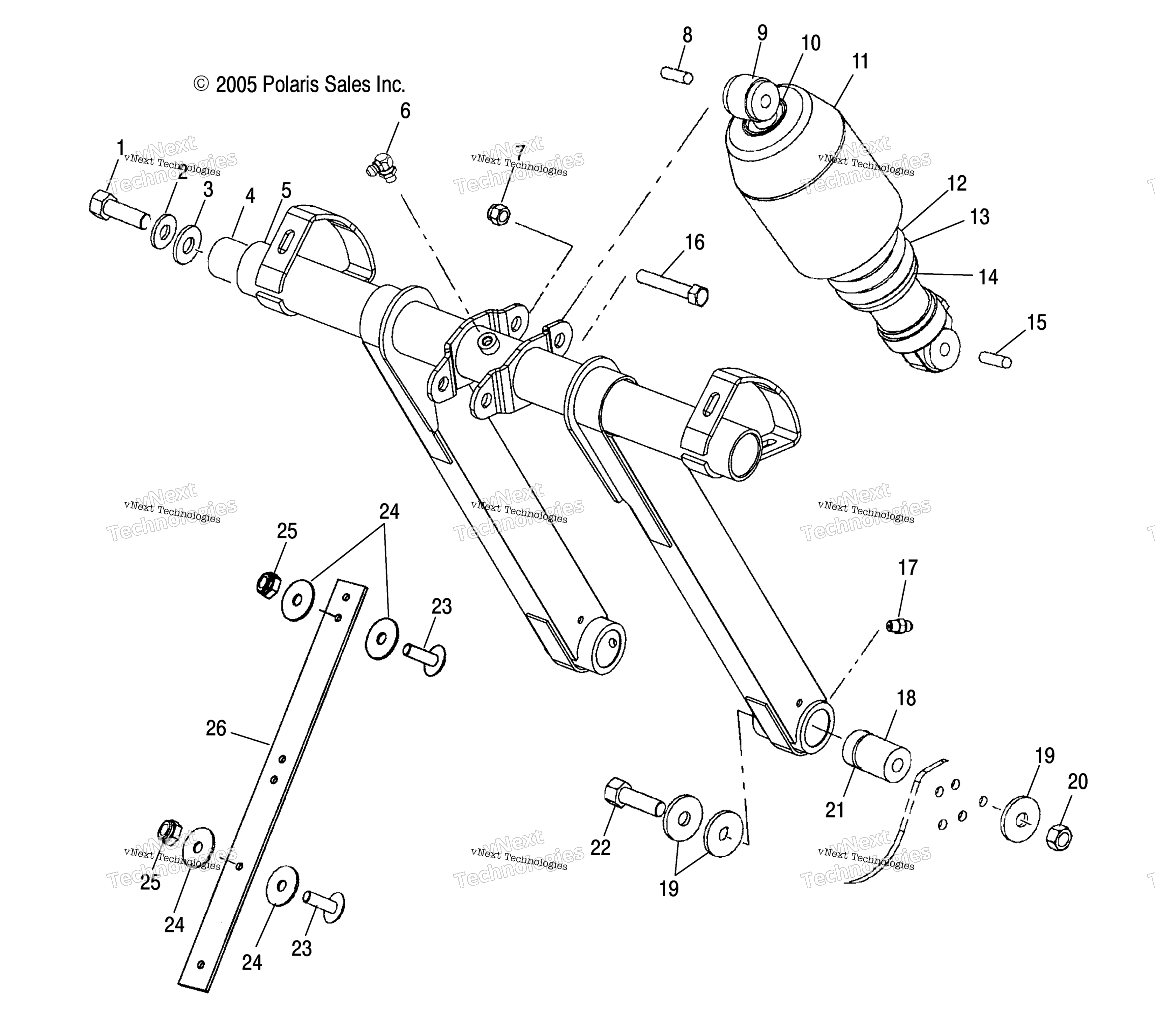 Torque Arm, передний / Ne5bsb (4997239723B07)