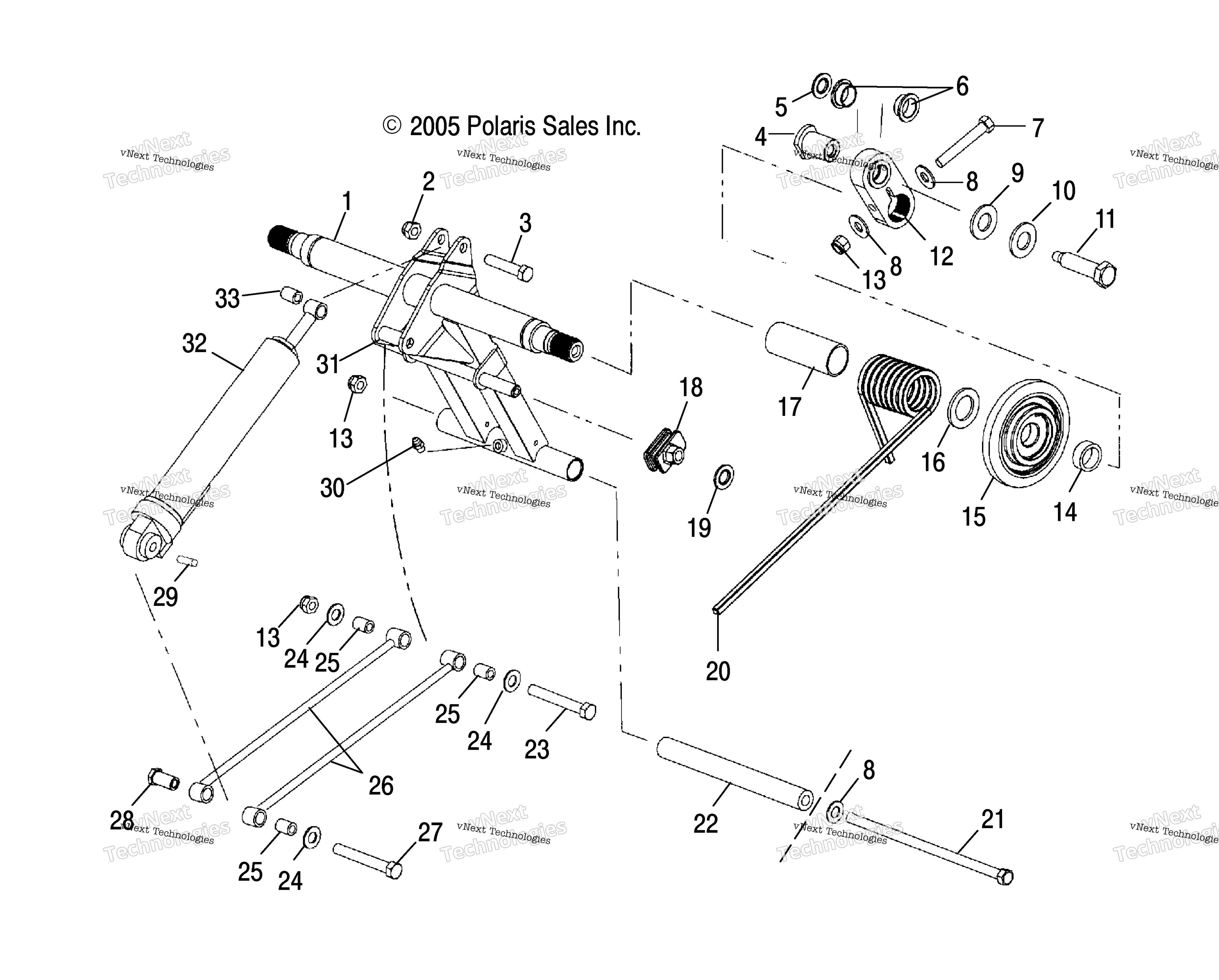 Torque Arm, задний / Ne5bsb (4997239723B08)