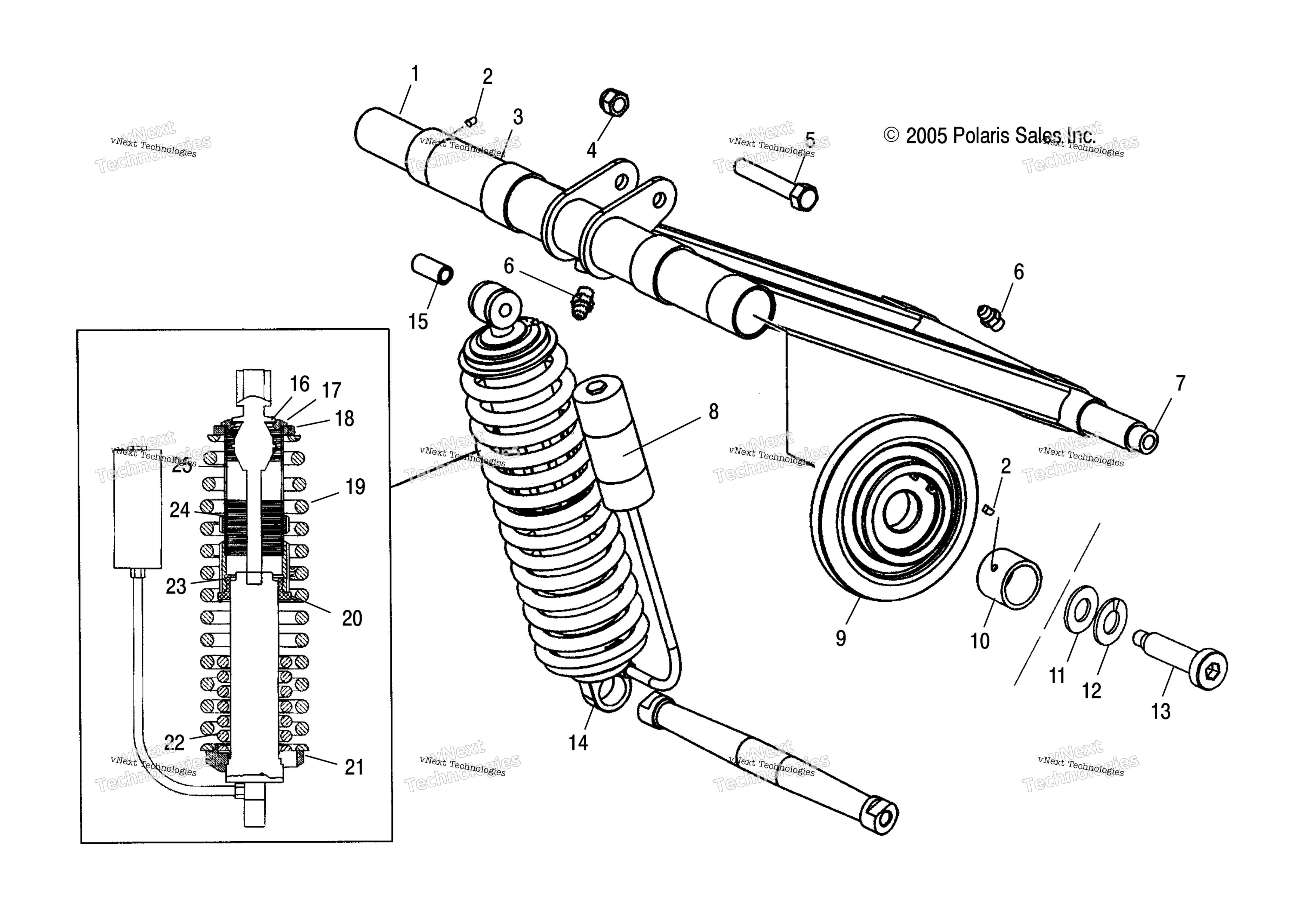 Torque Arm, задний / Ne5bsb (4997239723B12)