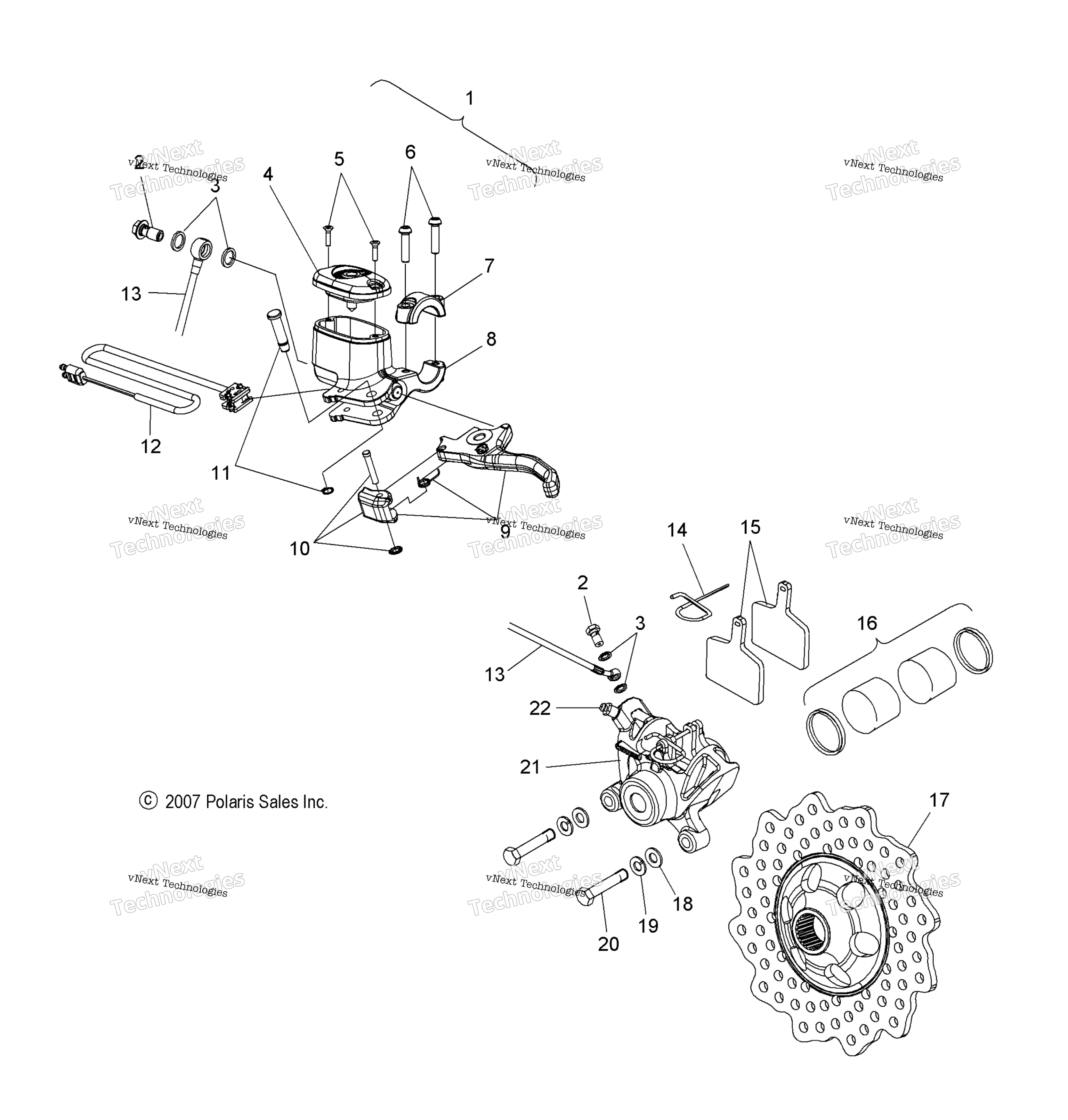 Тормоз System (49Snowbrake08800rmk)